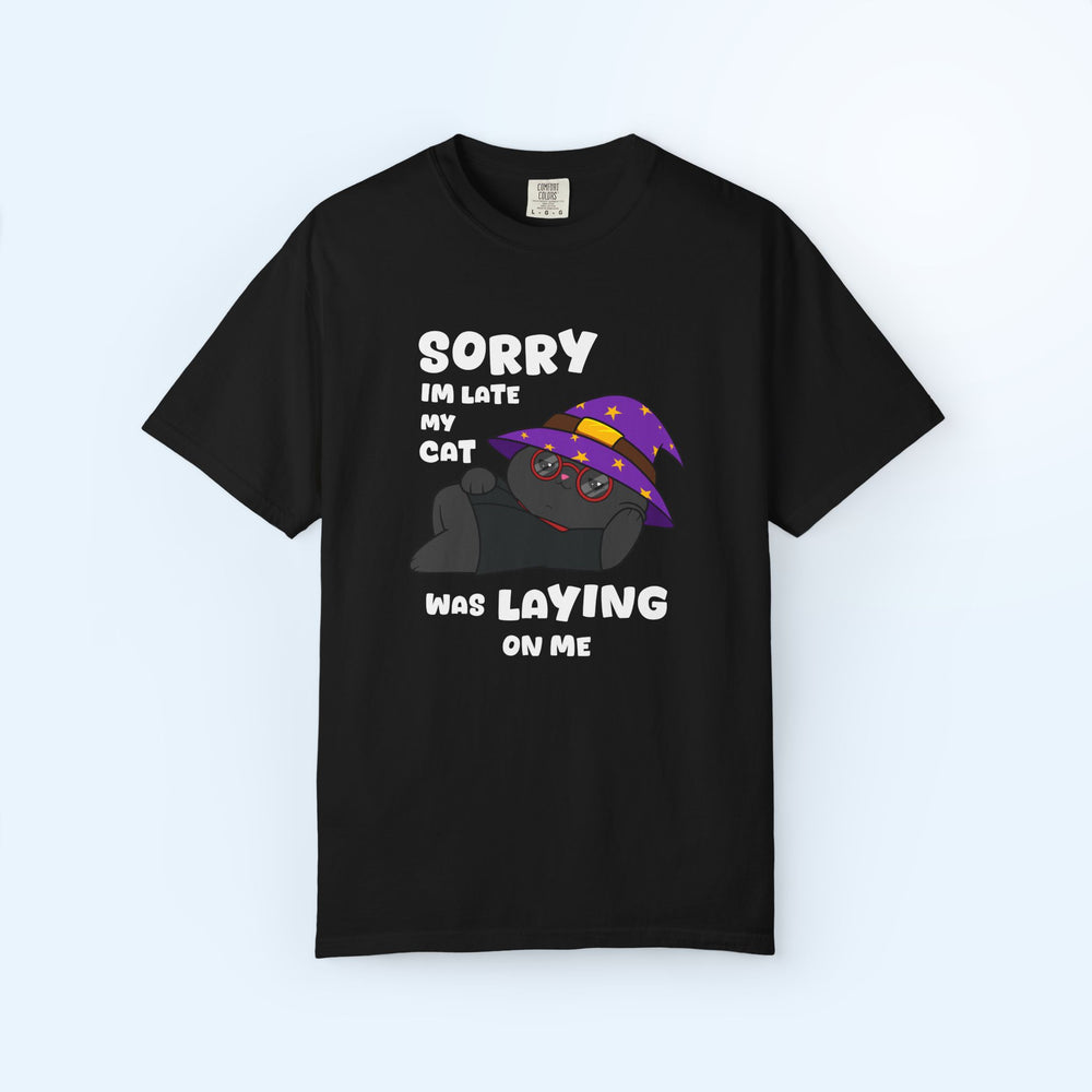Sorry I'm Late Cat T-shirt