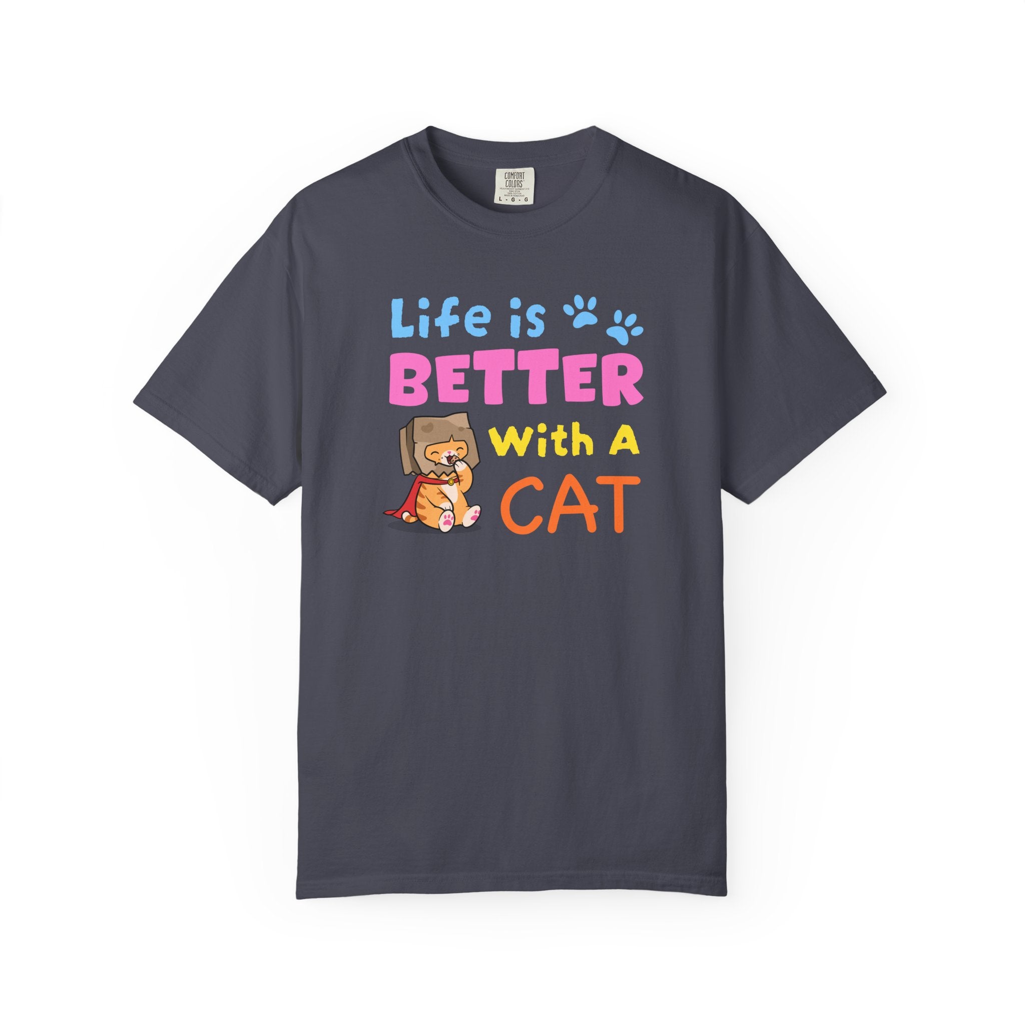 Life Is Better With A Cat T-shirt | Antonio