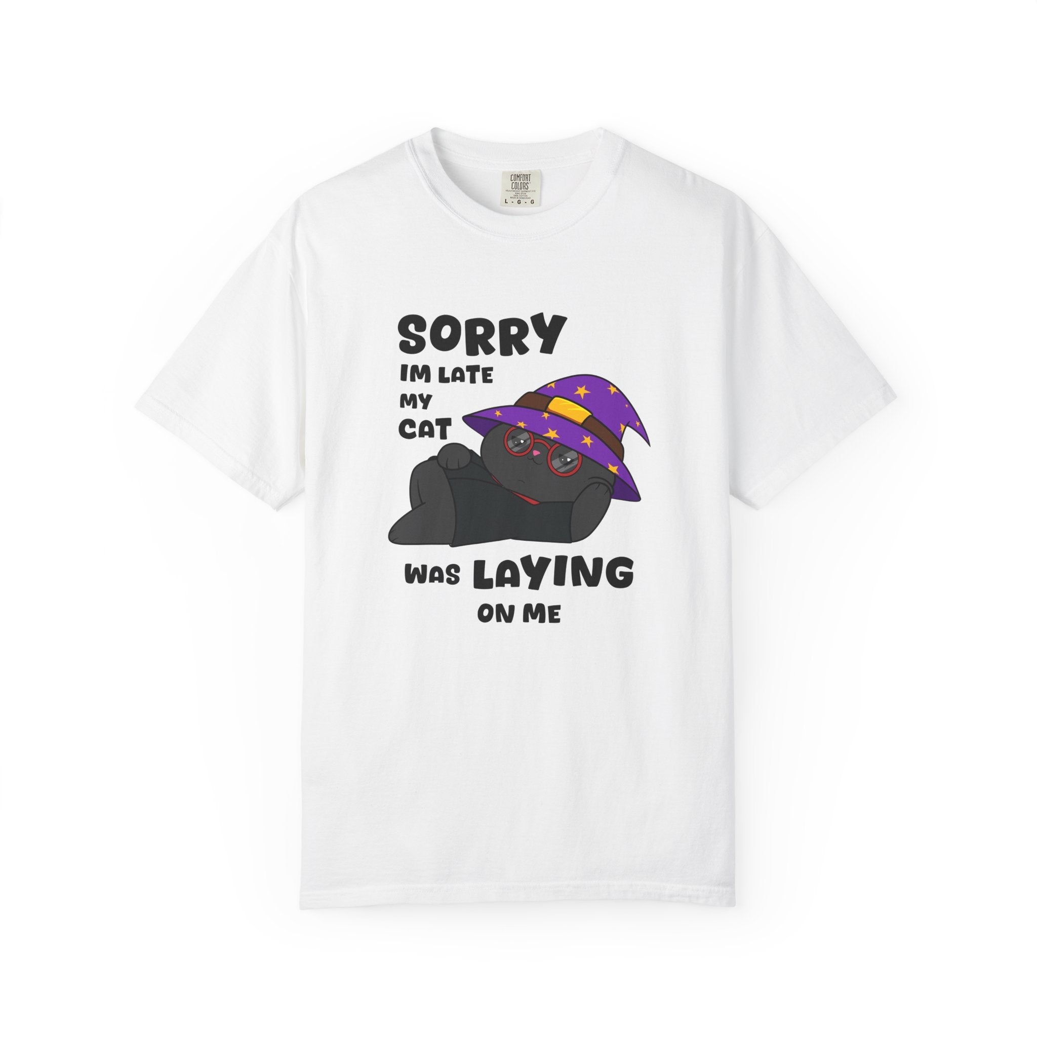 Sorry I'm Late Cat T-shirt