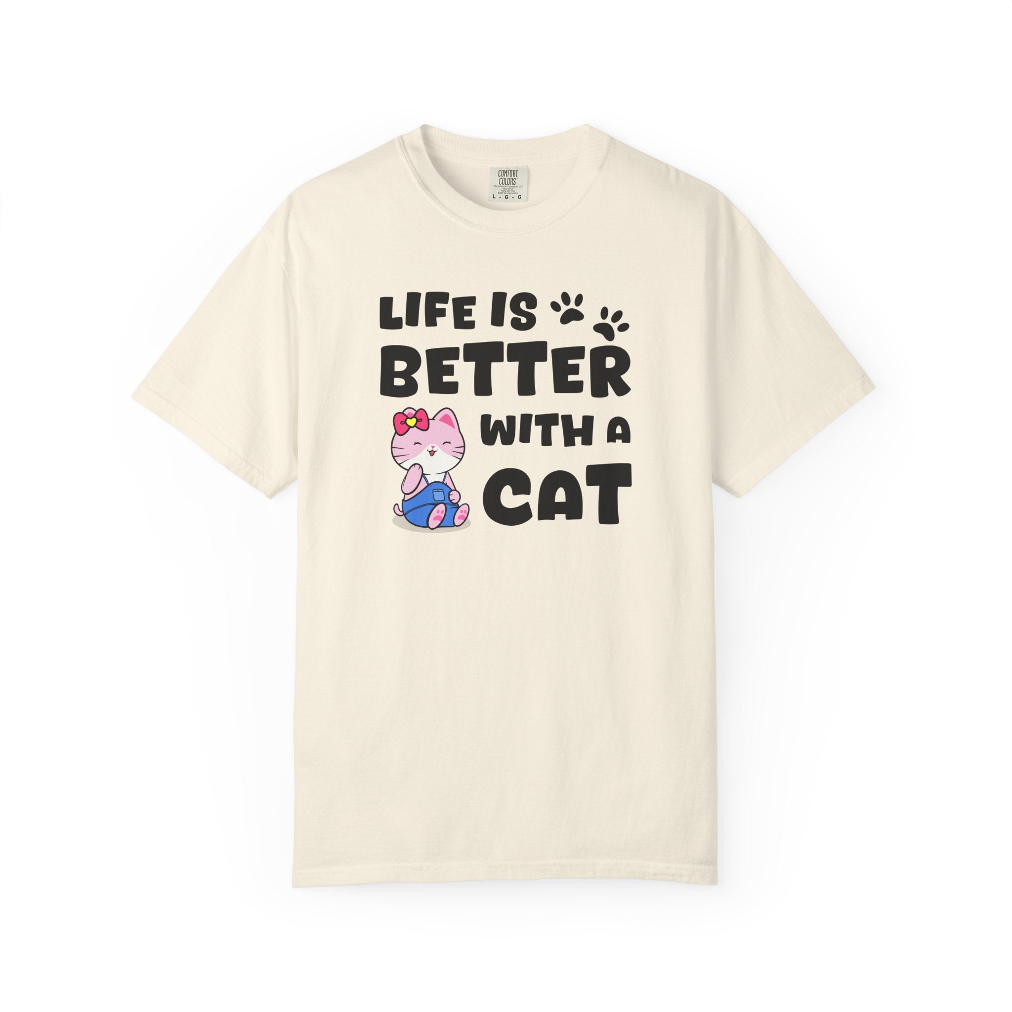 Life Is Better With A Cat T-shirt | Mandy