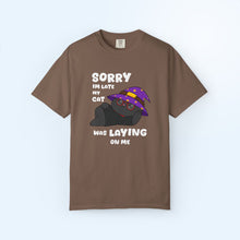 Sorry I'm Late Cat T-shirt