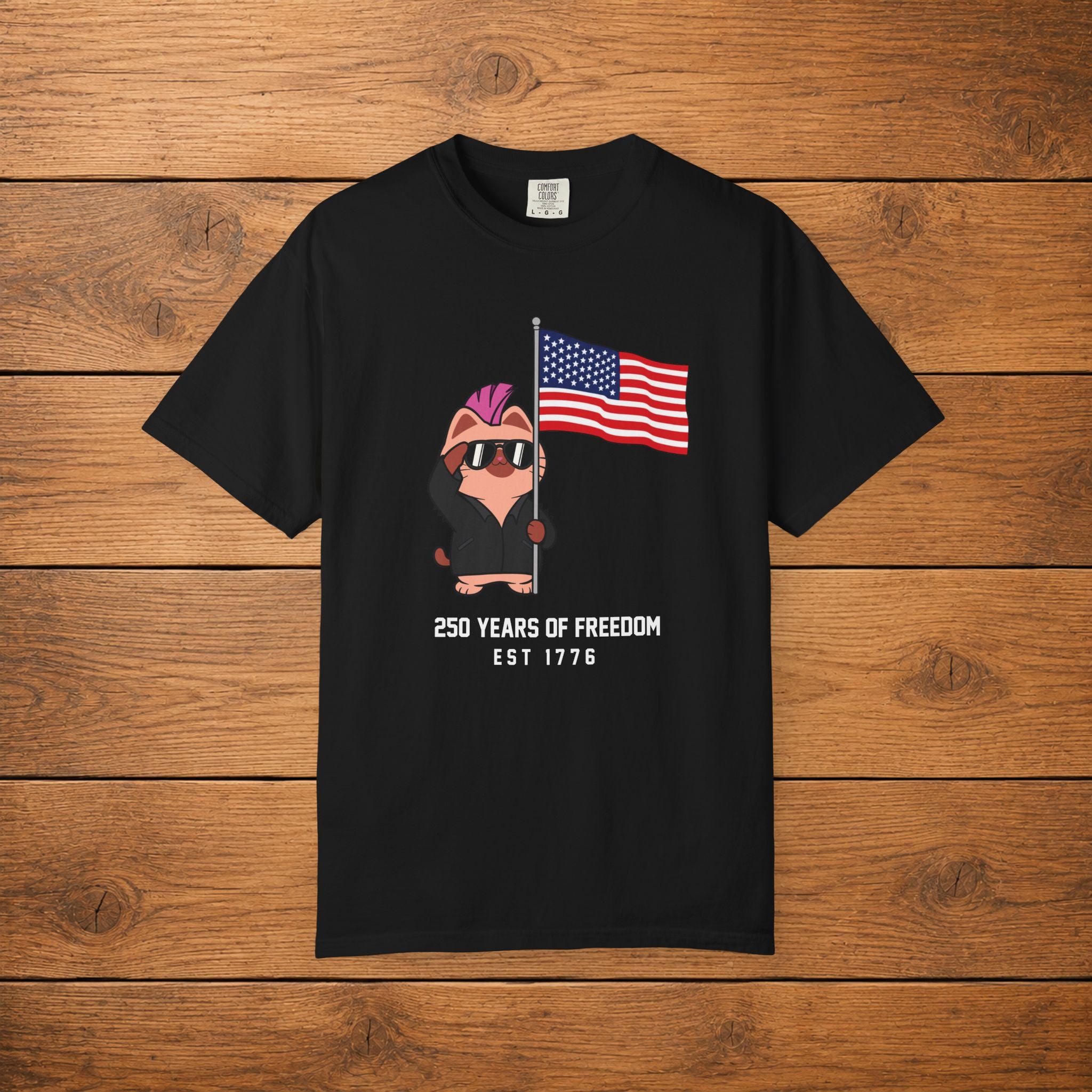 250 Years of USA Flag T-shirt