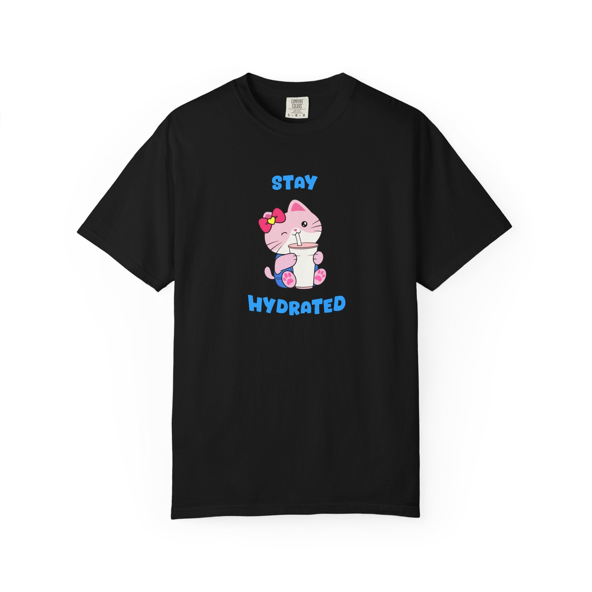 Stay Hydrated Cat T-shirt | Mandy