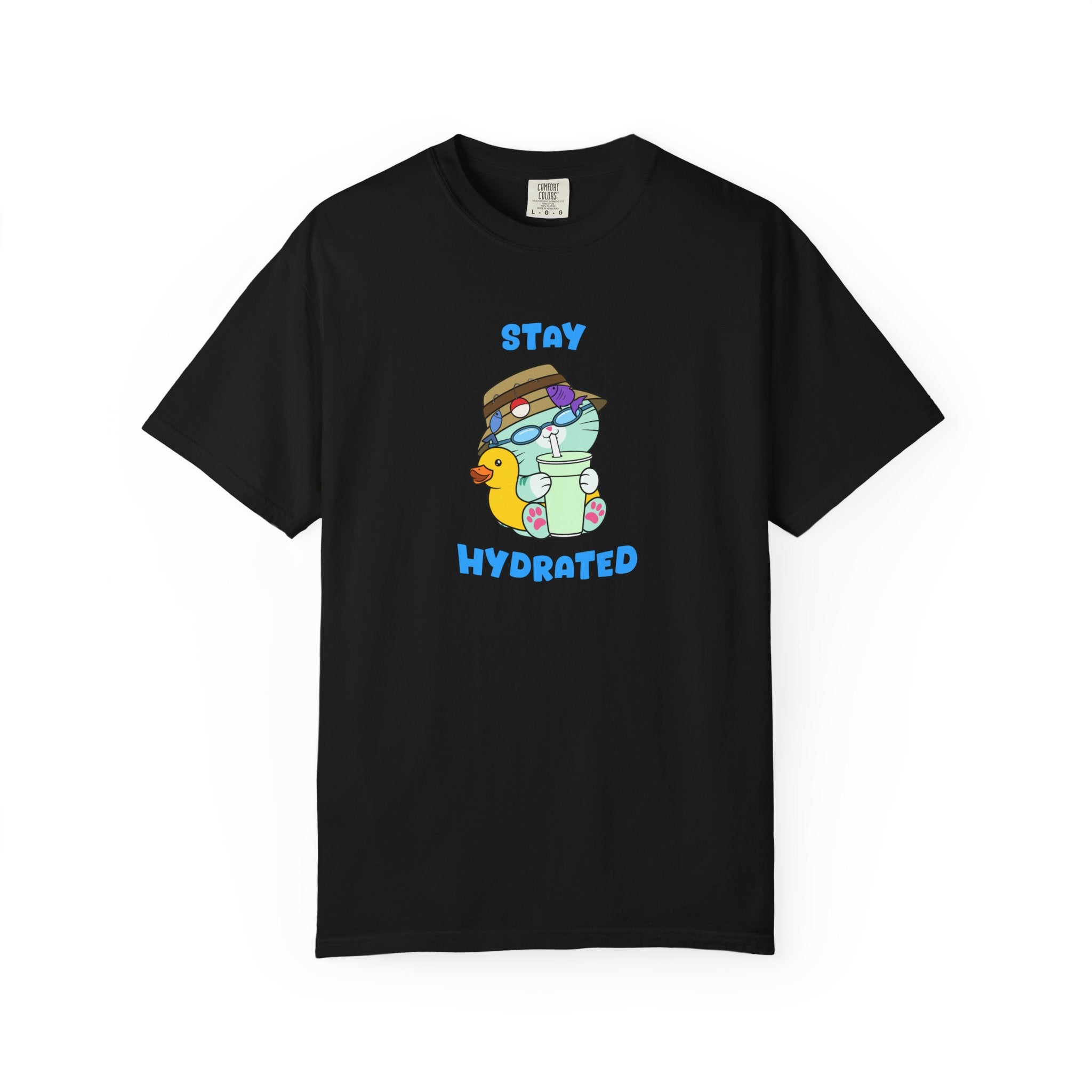 Stay Hydrated Cat T-shirt | Jin