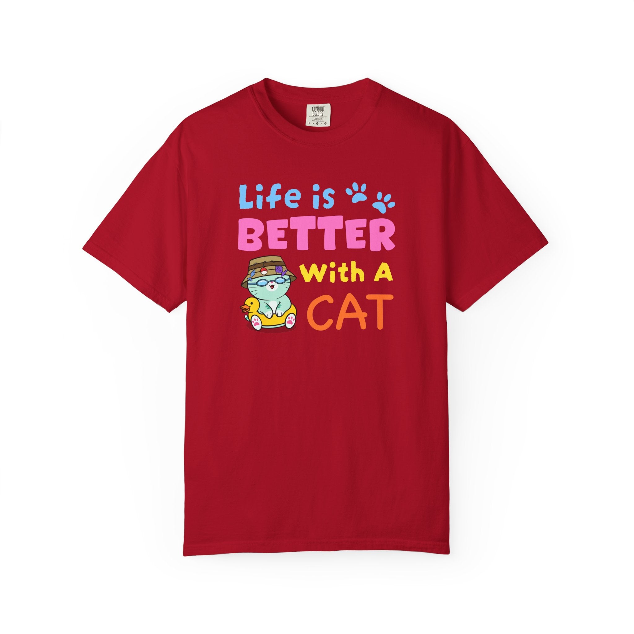 Life Is Better With A Cat T-shirt | Jin
