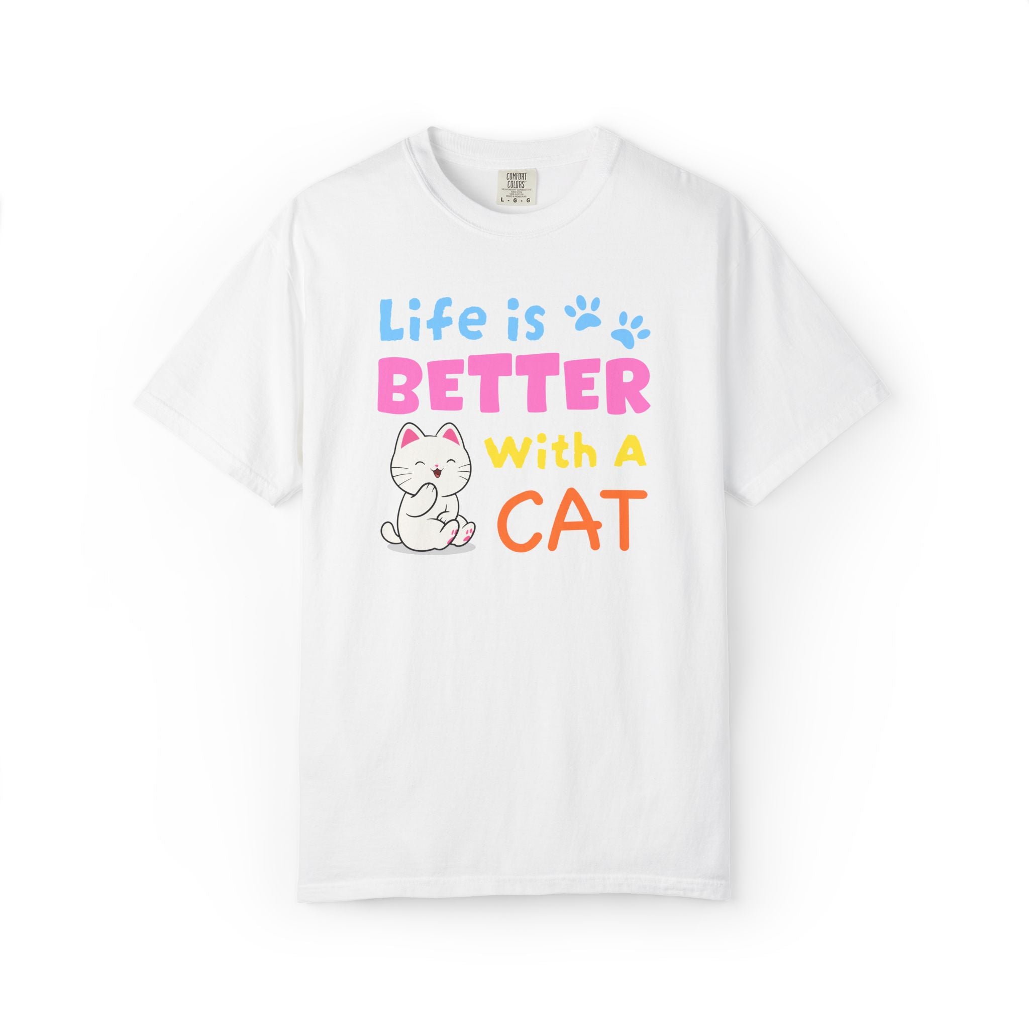 Life Is Better With A Cat T-shirt | Skitty