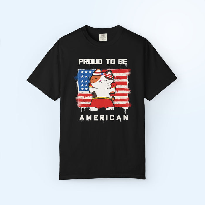 Proud American Cat T-shirt