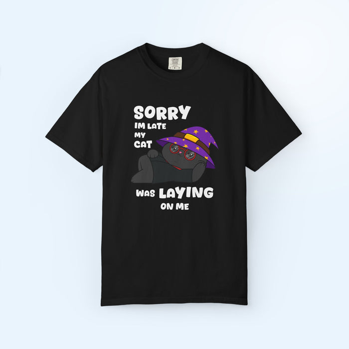 Sorry I'm Late Cat T-shirt