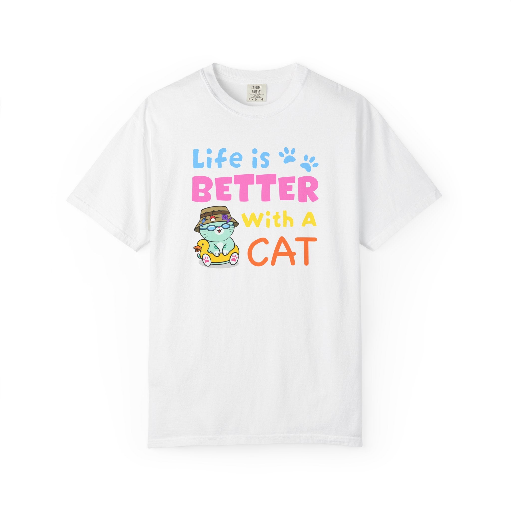 Life Is Better With A Cat T-shirt | Jin