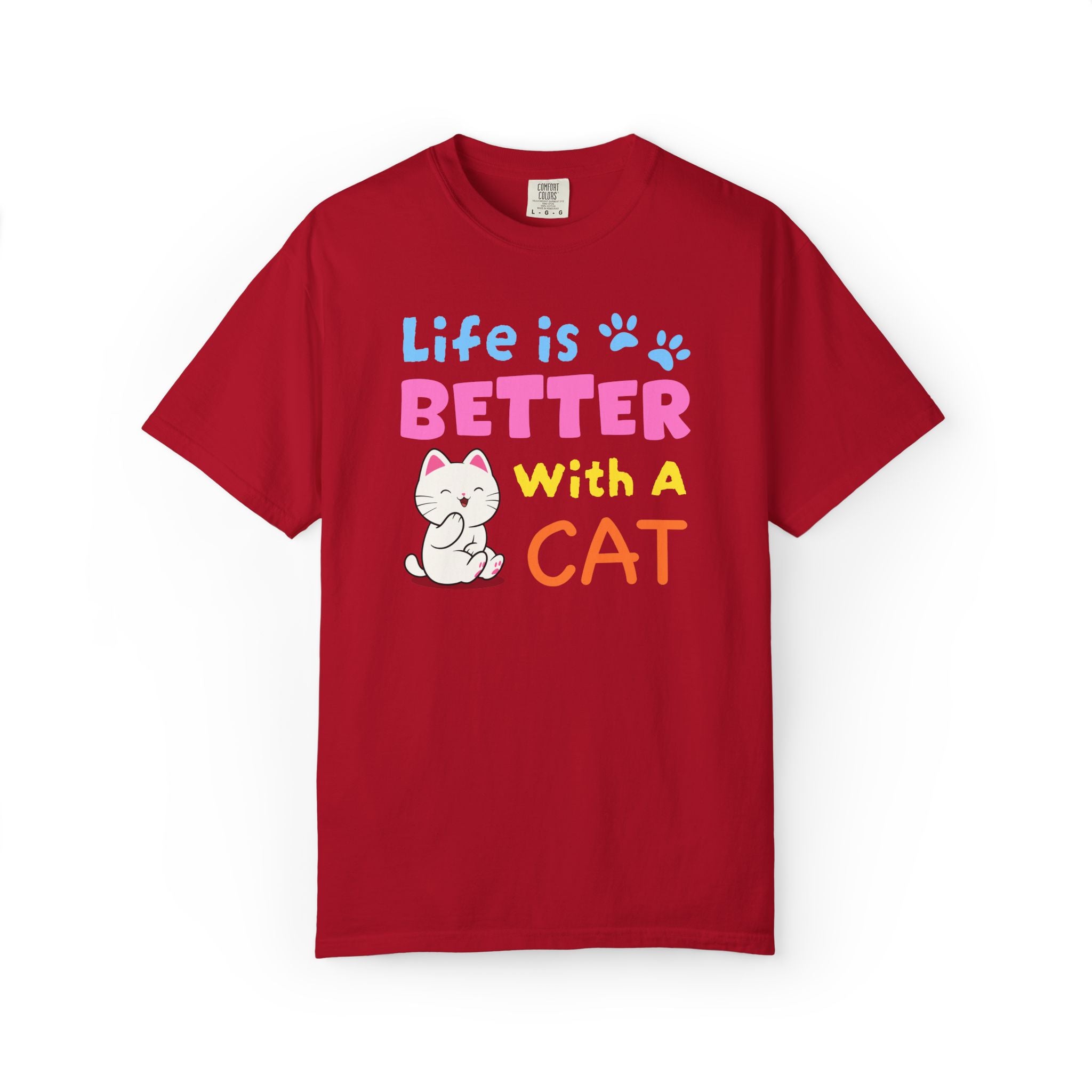Life Is Better With A Cat T-shirt | Skitty