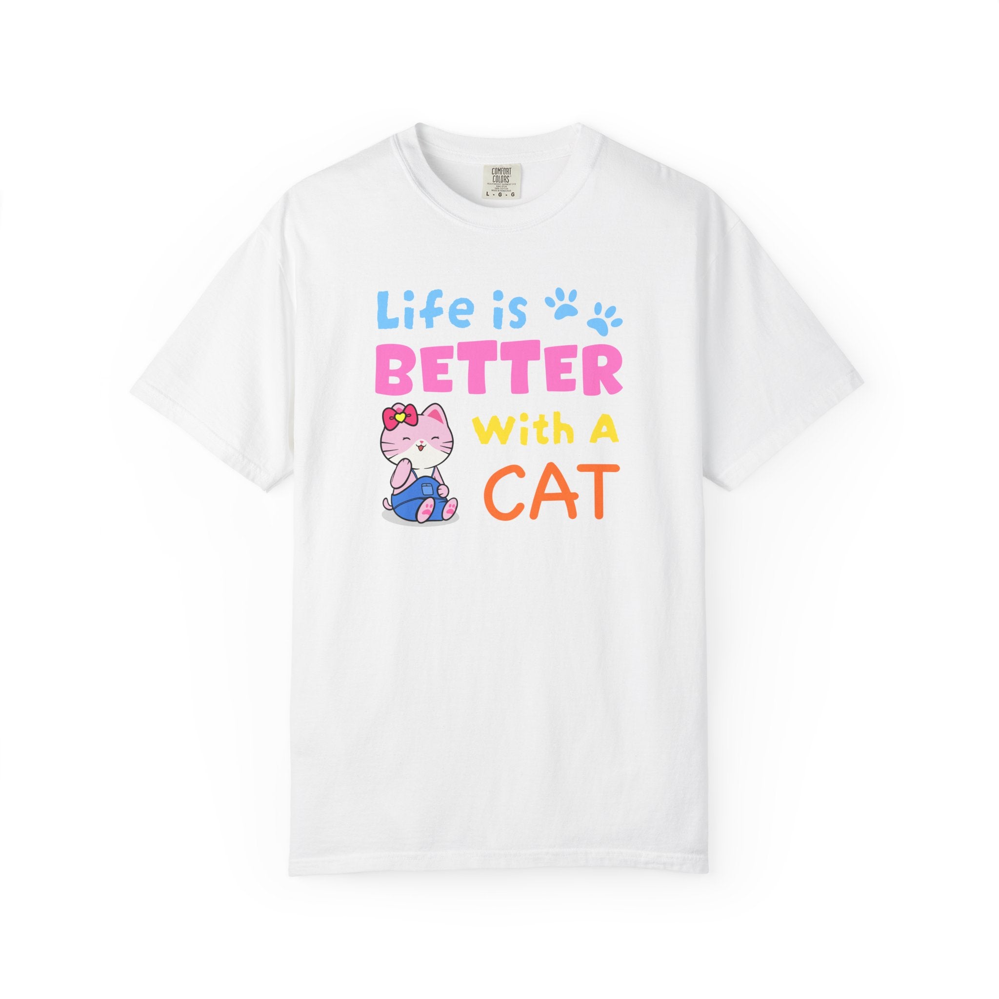 Life Is Better With A Cat T-shirt | Mandy