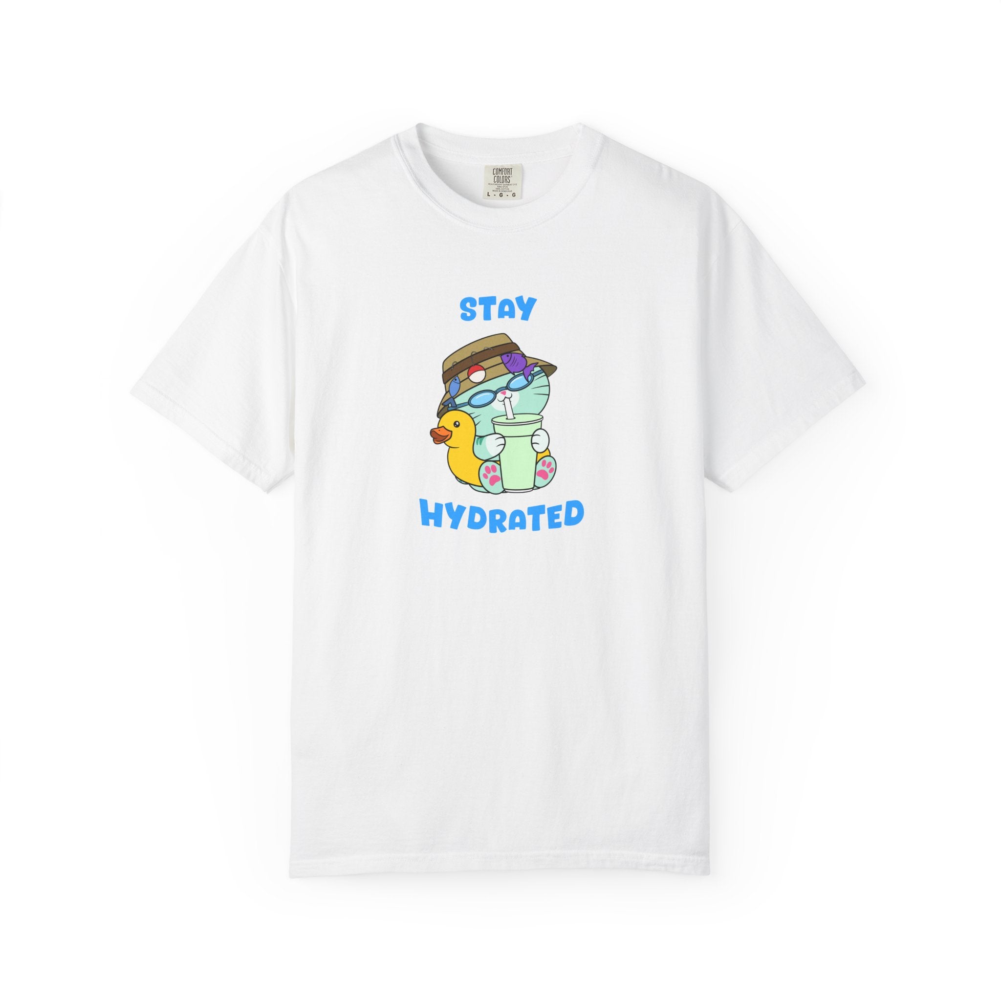 Stay Hydrated Cat T-shirt | Jin