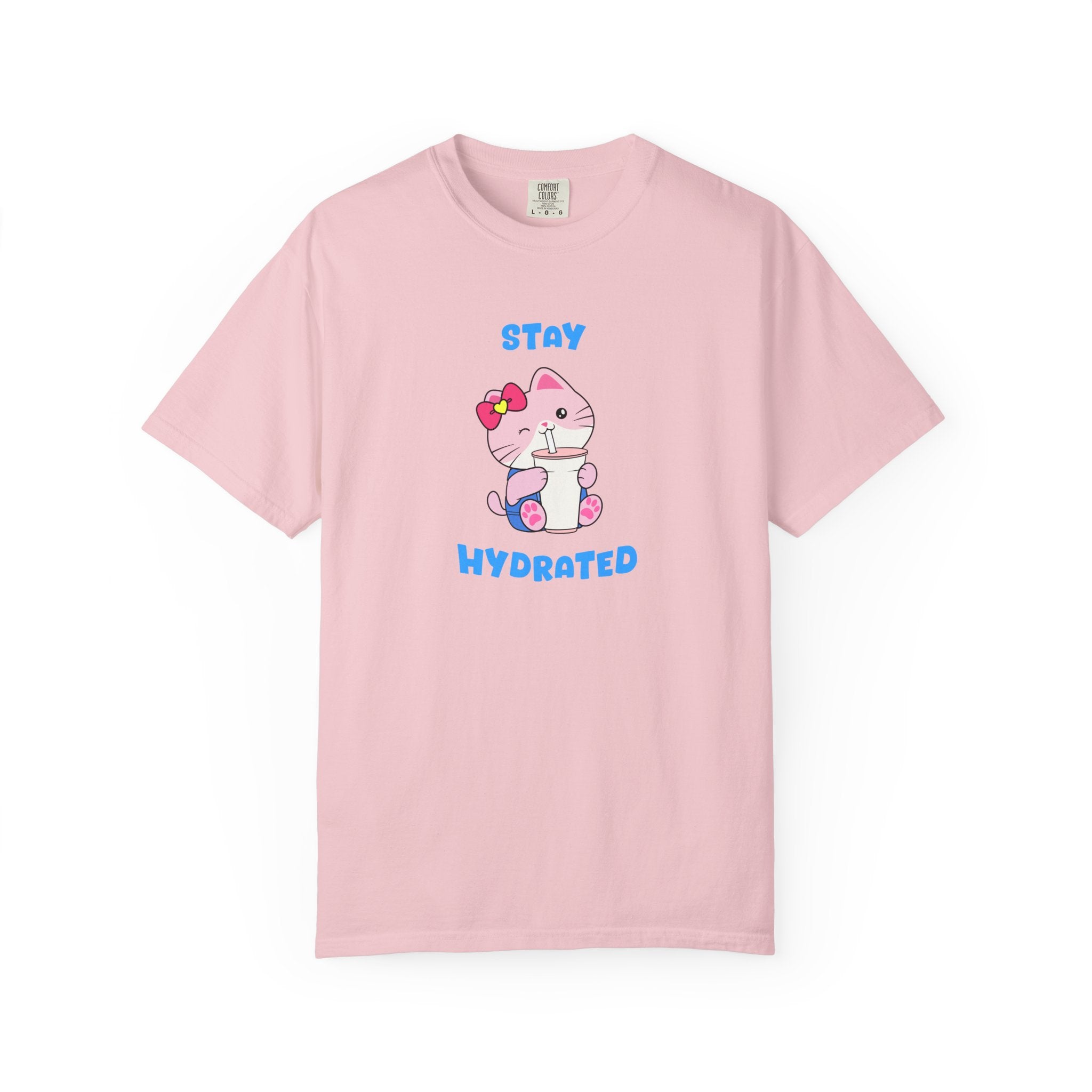 Stay Hydrated Cat T-shirt | Mandy