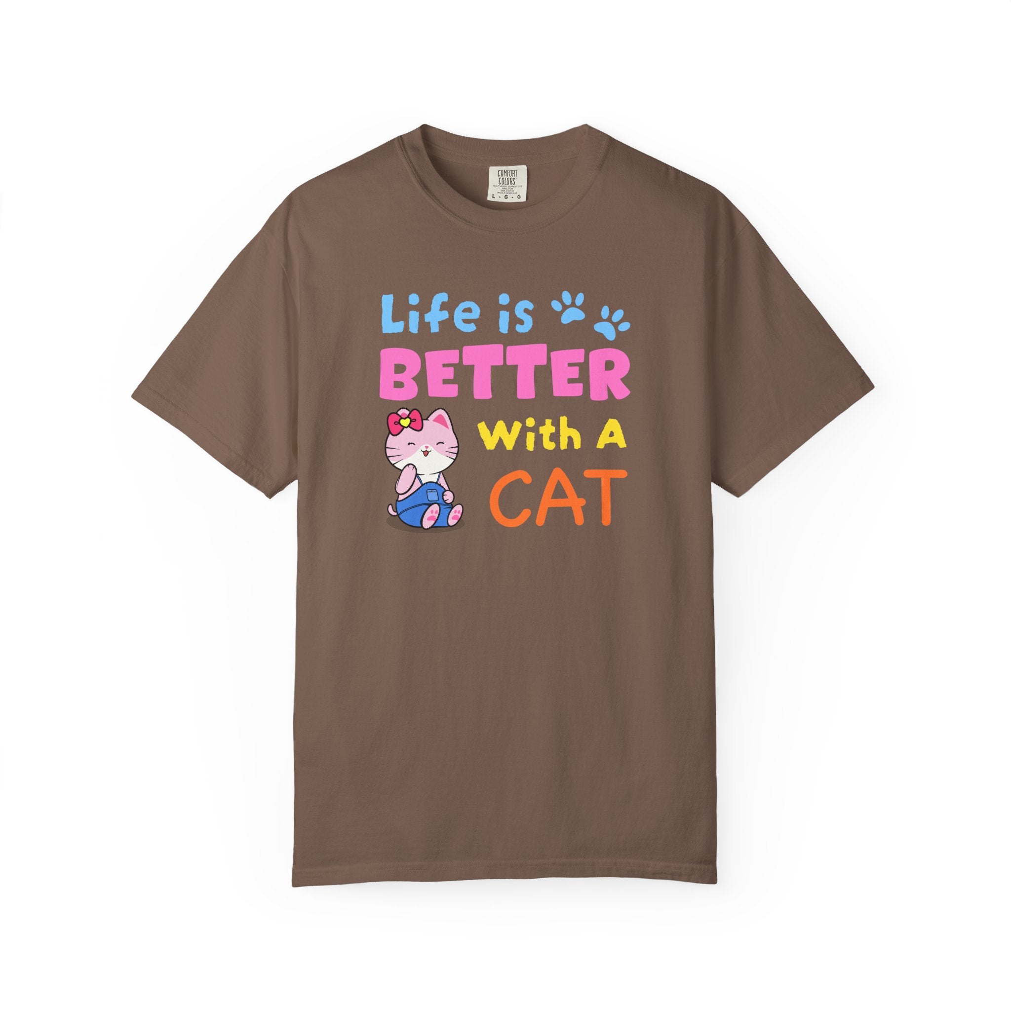 Life Is Better With A Cat T-shirt | Mandy