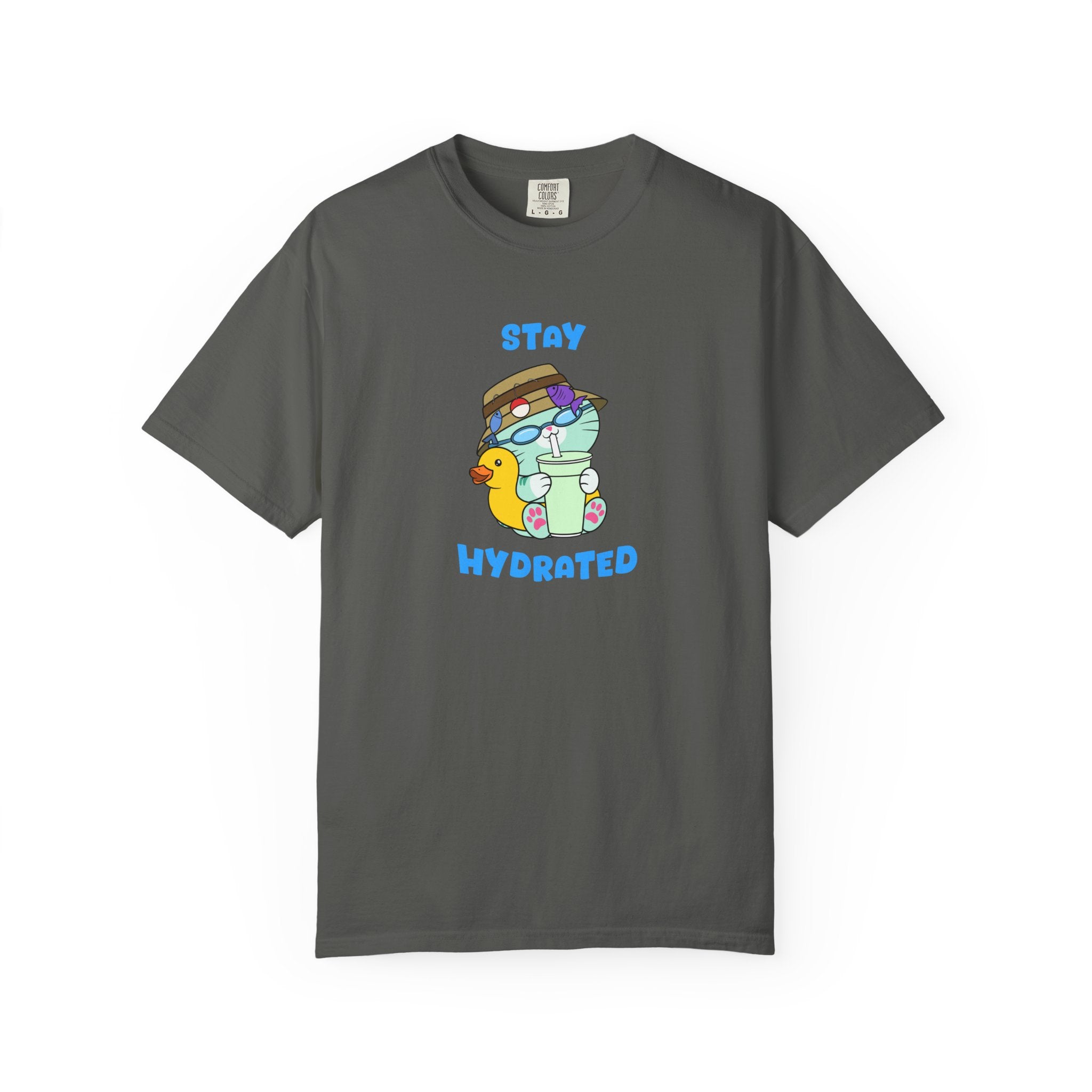 Stay Hydrated Cat T-shirt | Jin
