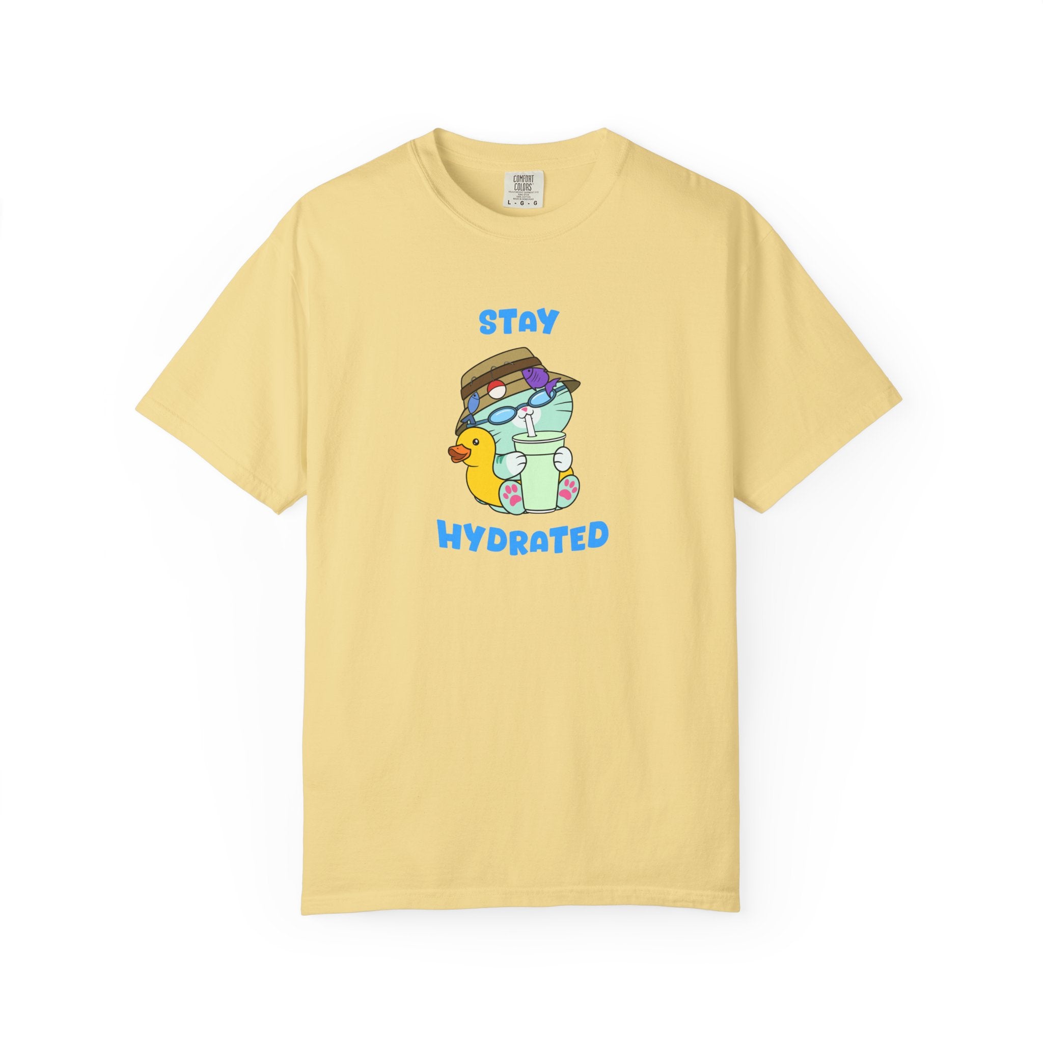 Stay Hydrated Cat T-shirt | Jin