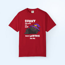 Sorry I'm Late Cat T-shirt