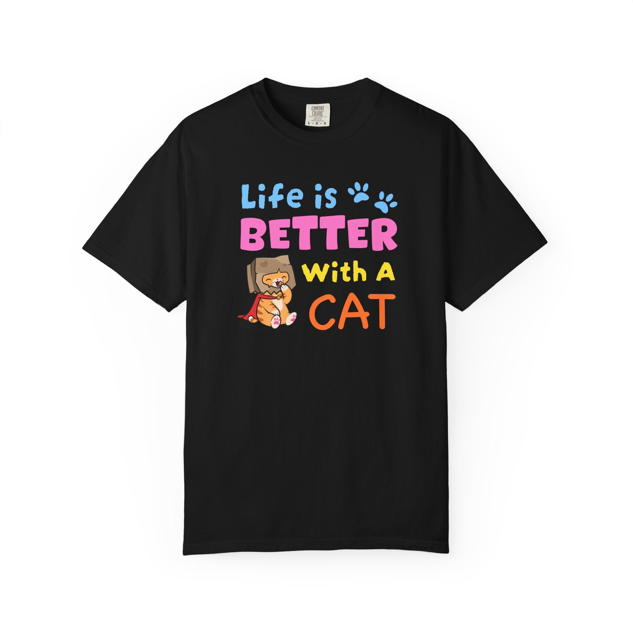 Life Is Better With A Cat T-shirt | Antonio