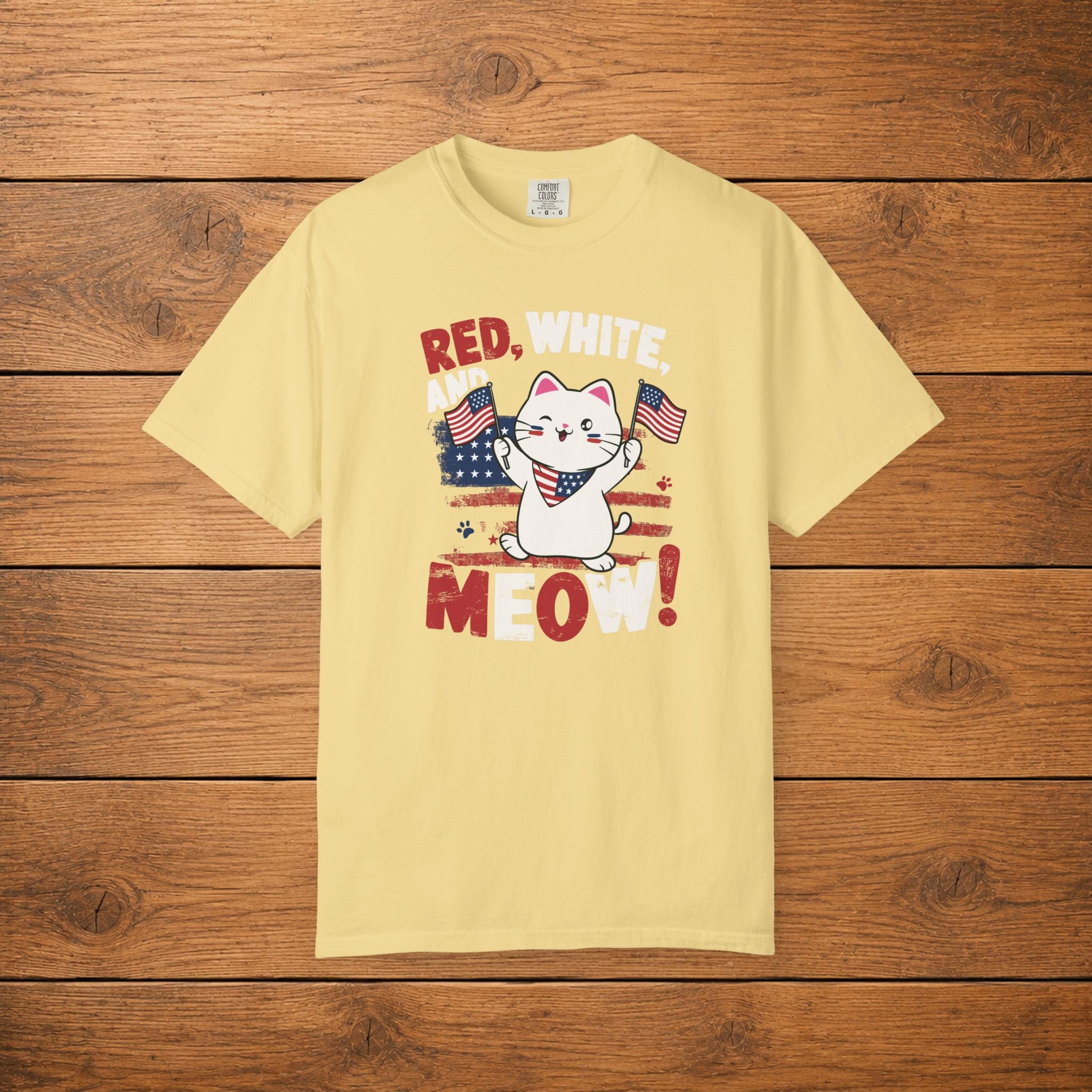 American Meow Cat T-shirt