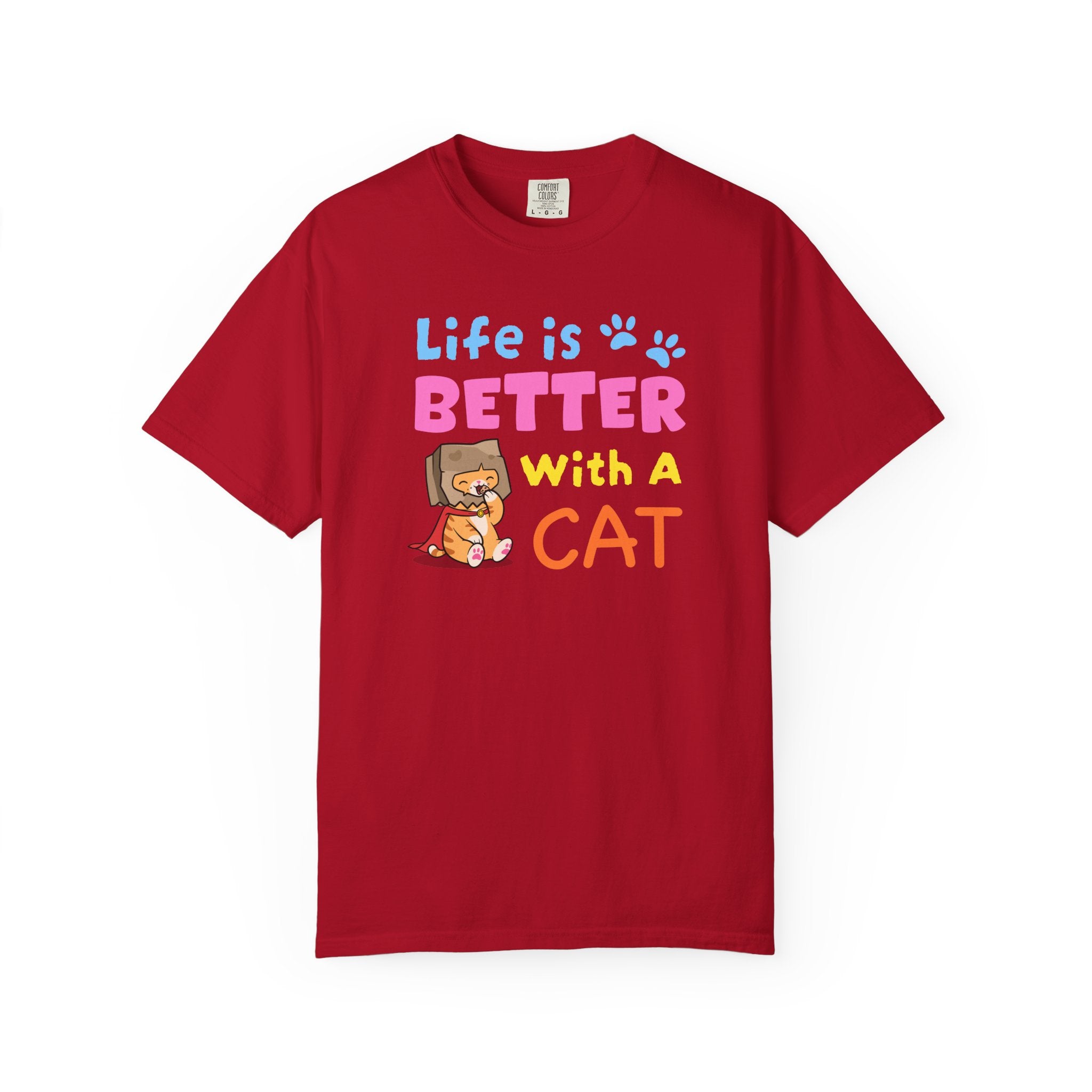 Life Is Better With A Cat T-shirt | Antonio