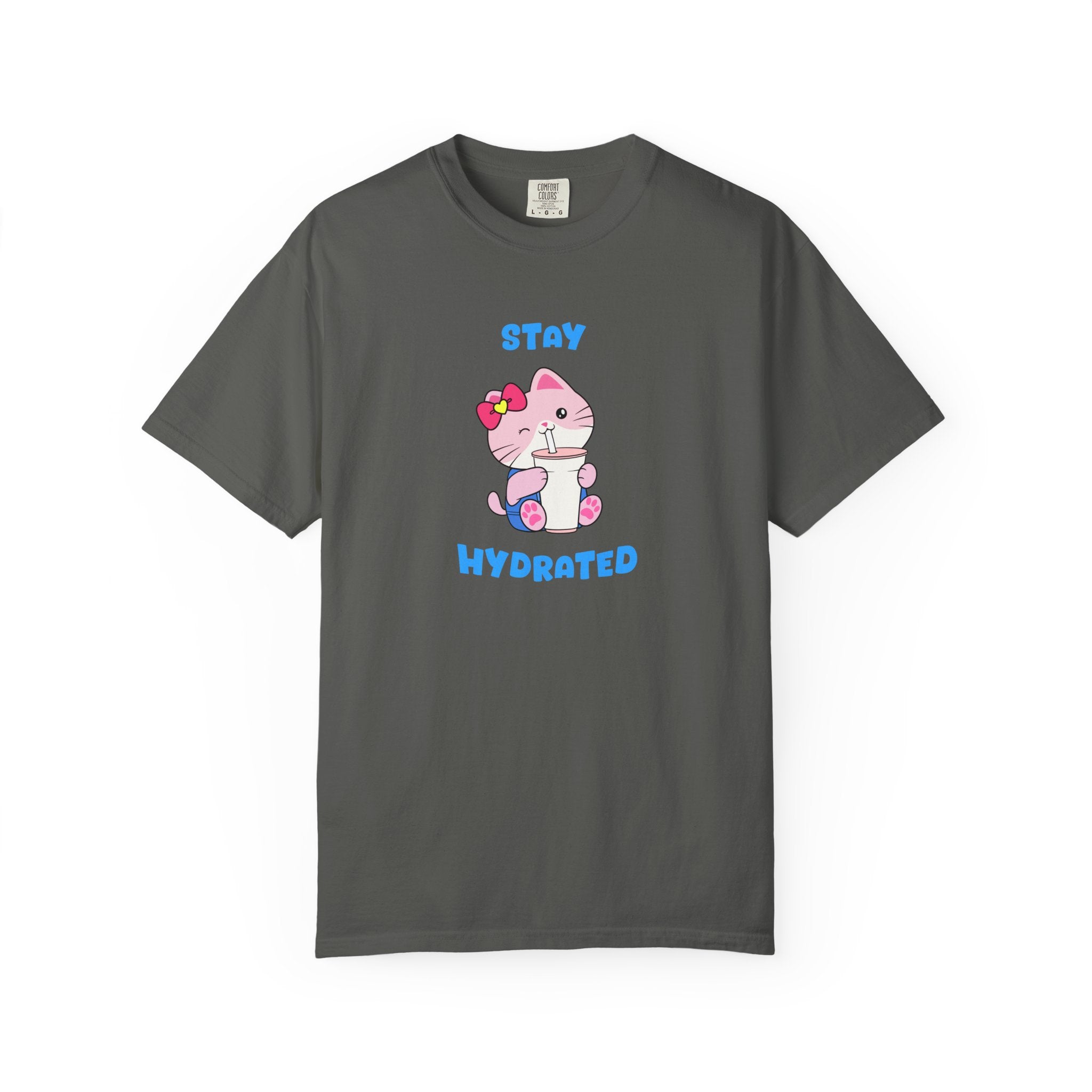 Stay Hydrated Cat T-shirt | Mandy