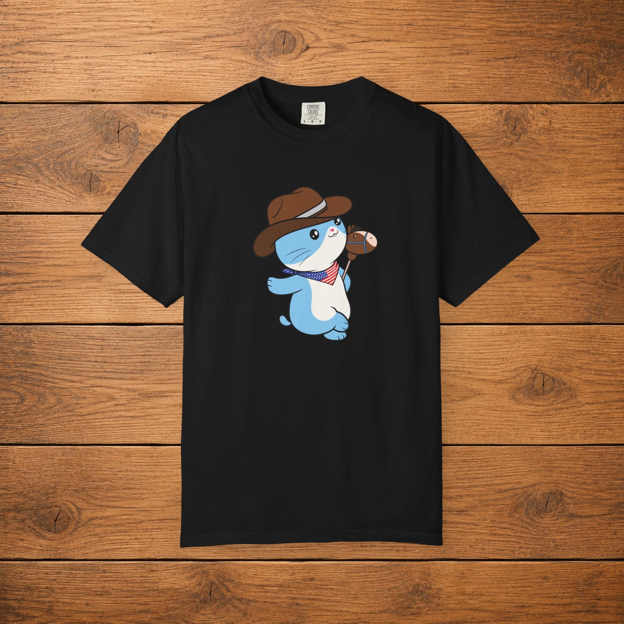 USA Cat Cowboy T-shirt