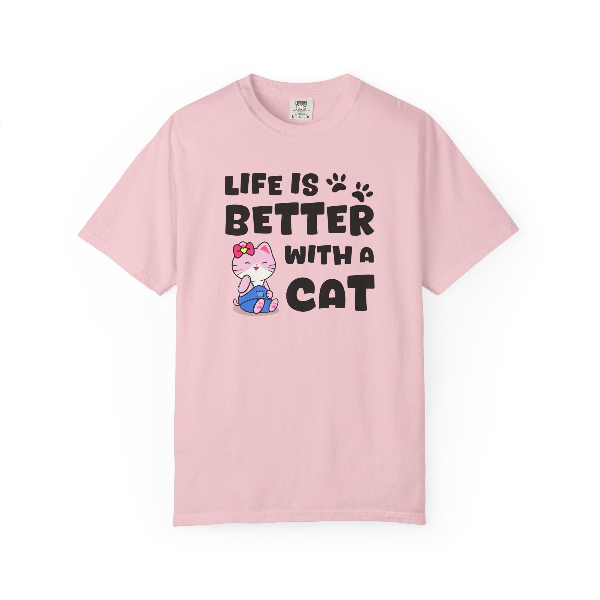 Life Is Better With A Cat T-shirt | Mandy