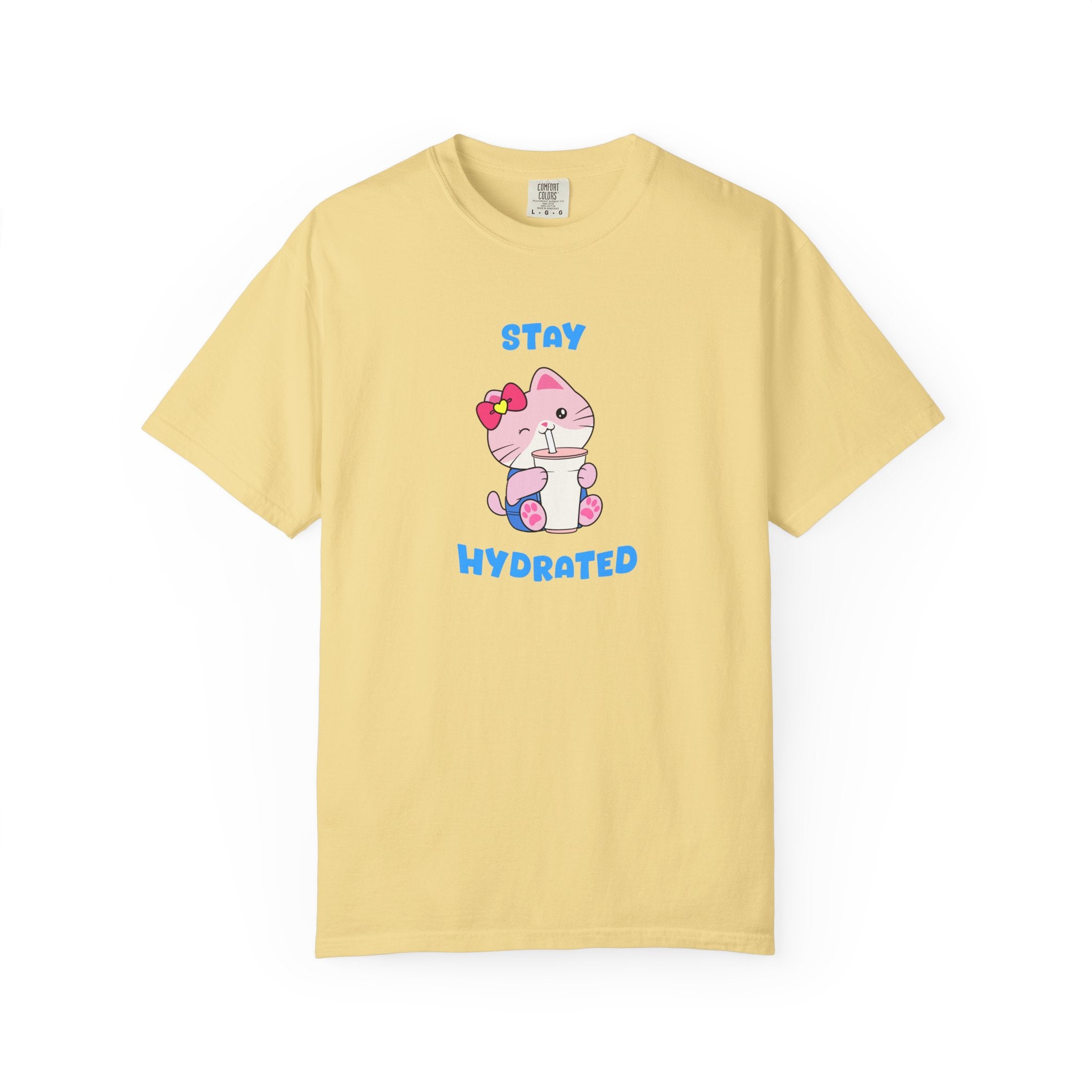 Stay Hydrated Cat T-shirt | Mandy