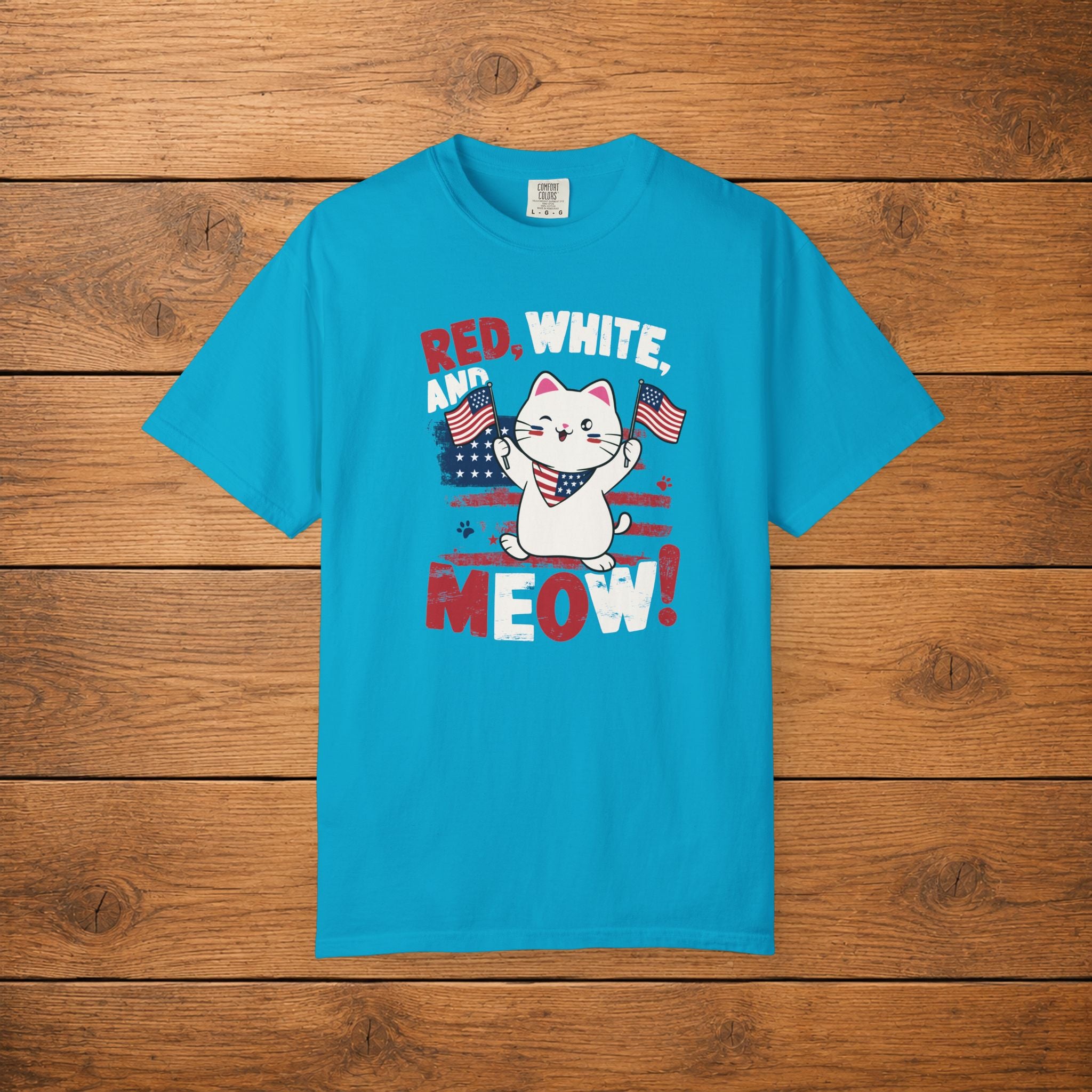 American Meow Cat T-shirt