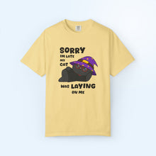 Sorry I'm Late Cat T-shirt