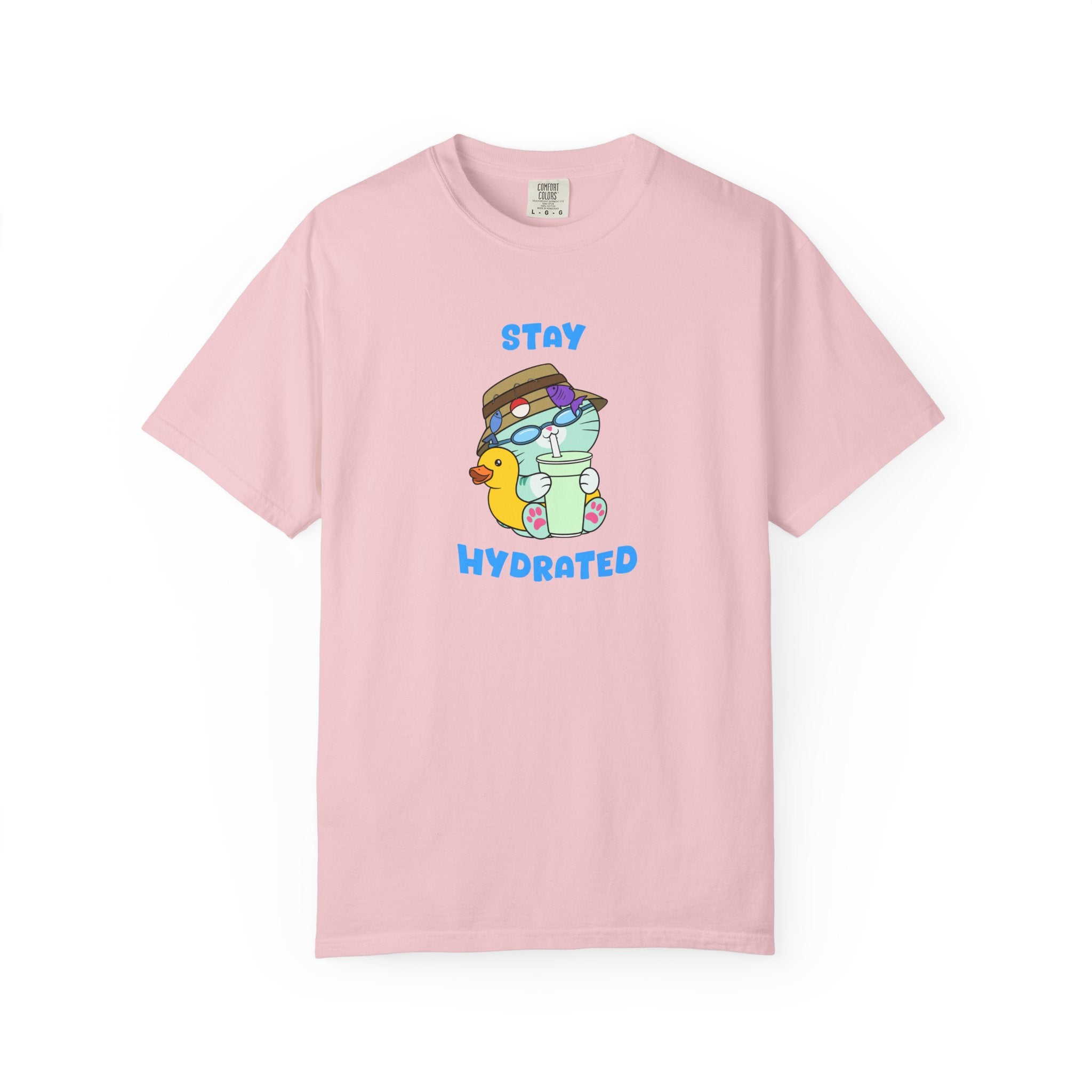 Stay Hydrated Cat T-shirt | Jin