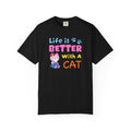 Life Is Better With A Cat T-shirt | Mandy