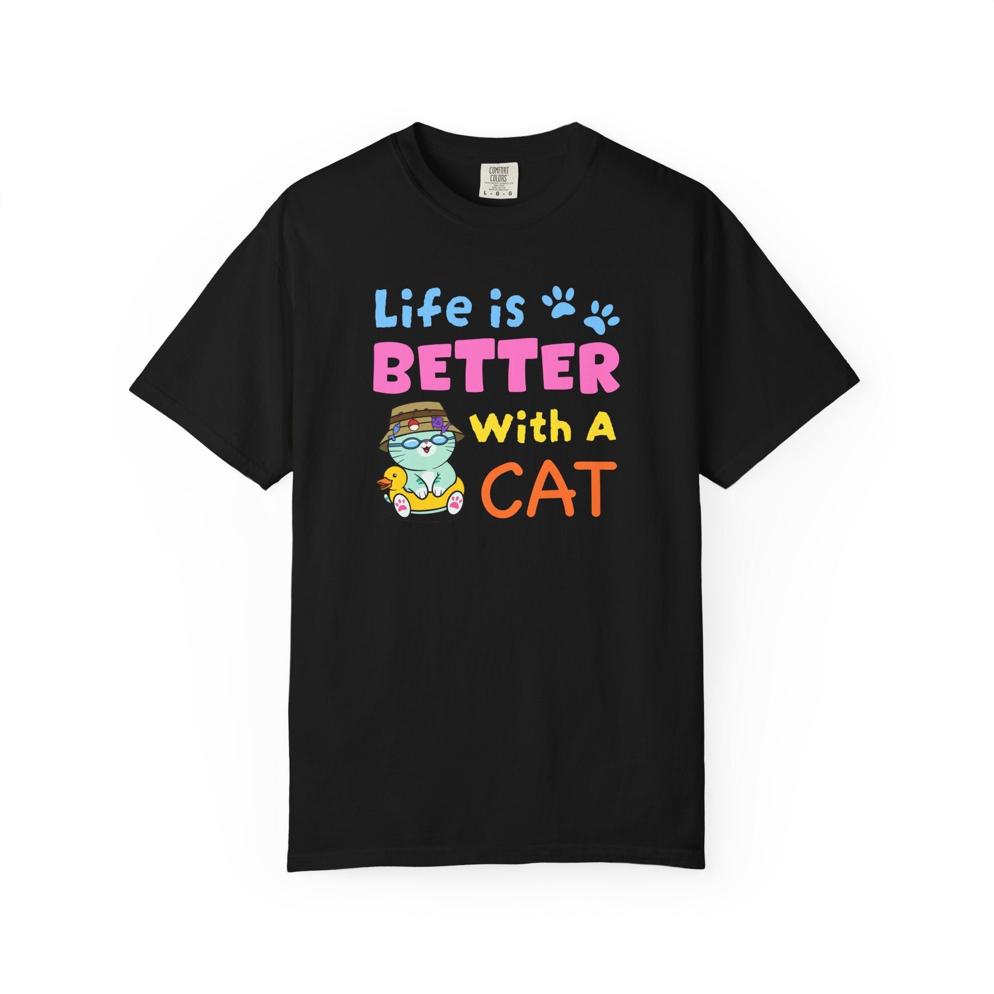Life Is Better With A Cat T-shirt | Jin