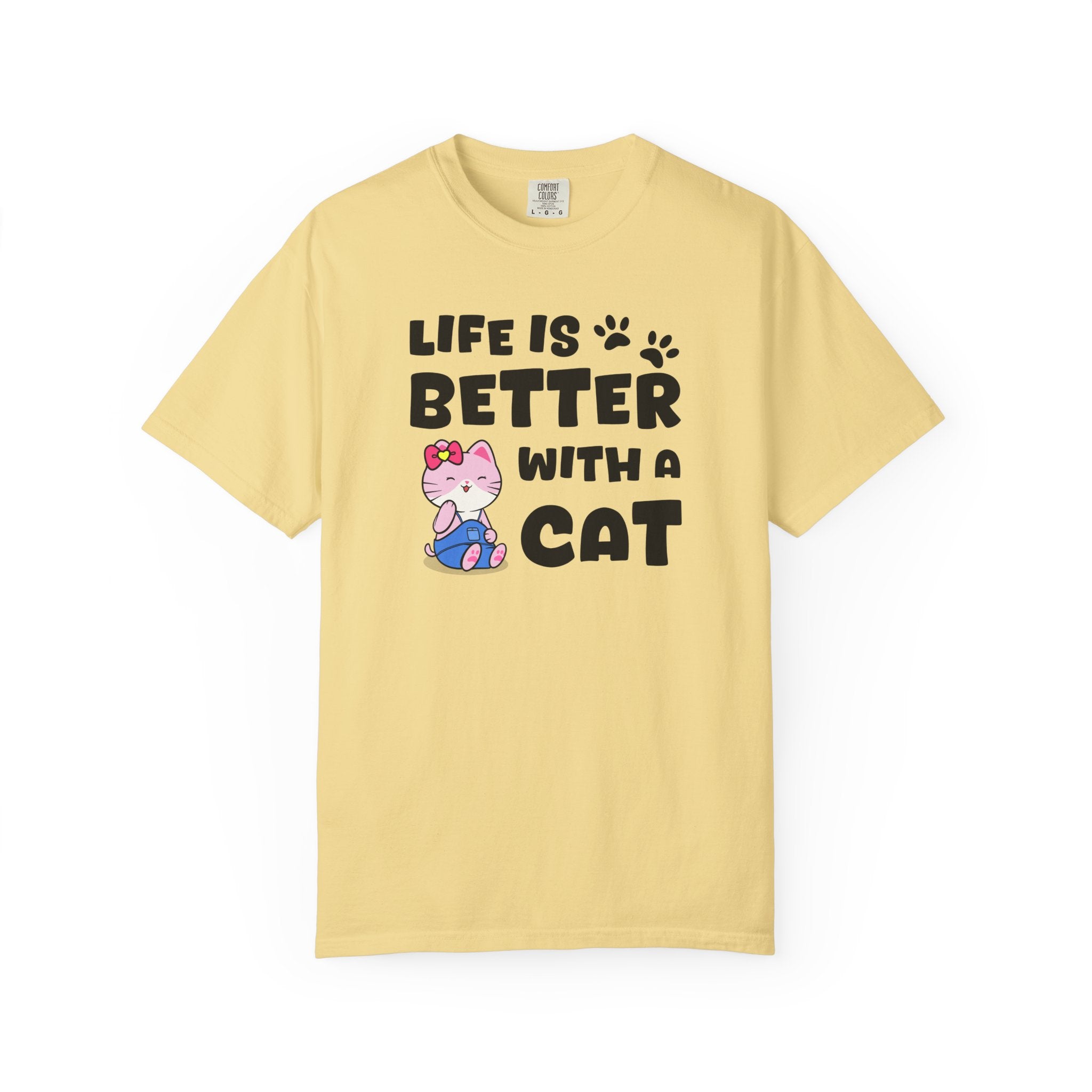 Life Is Better With A Cat T-shirt | Mandy