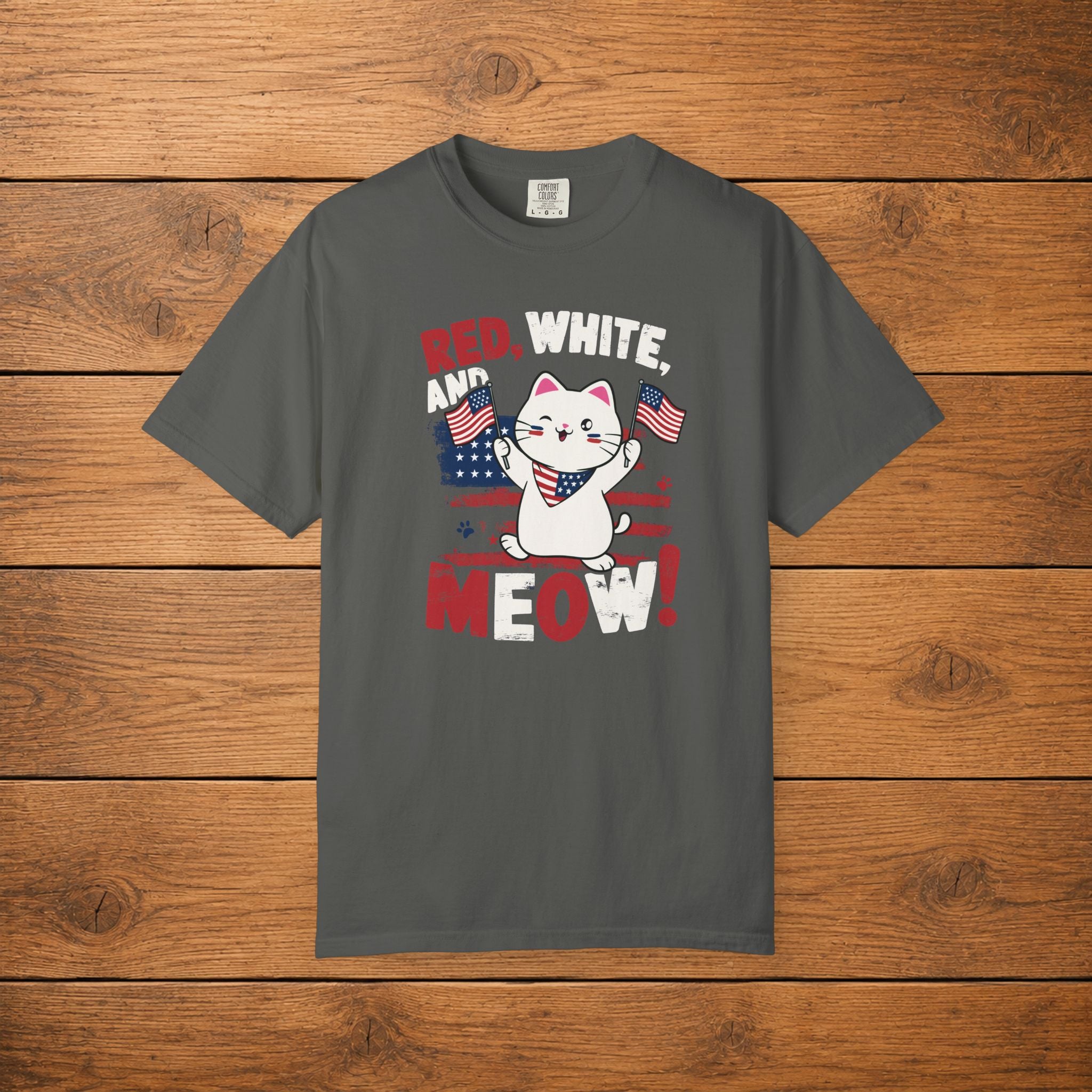 American Meow Cat T-shirt