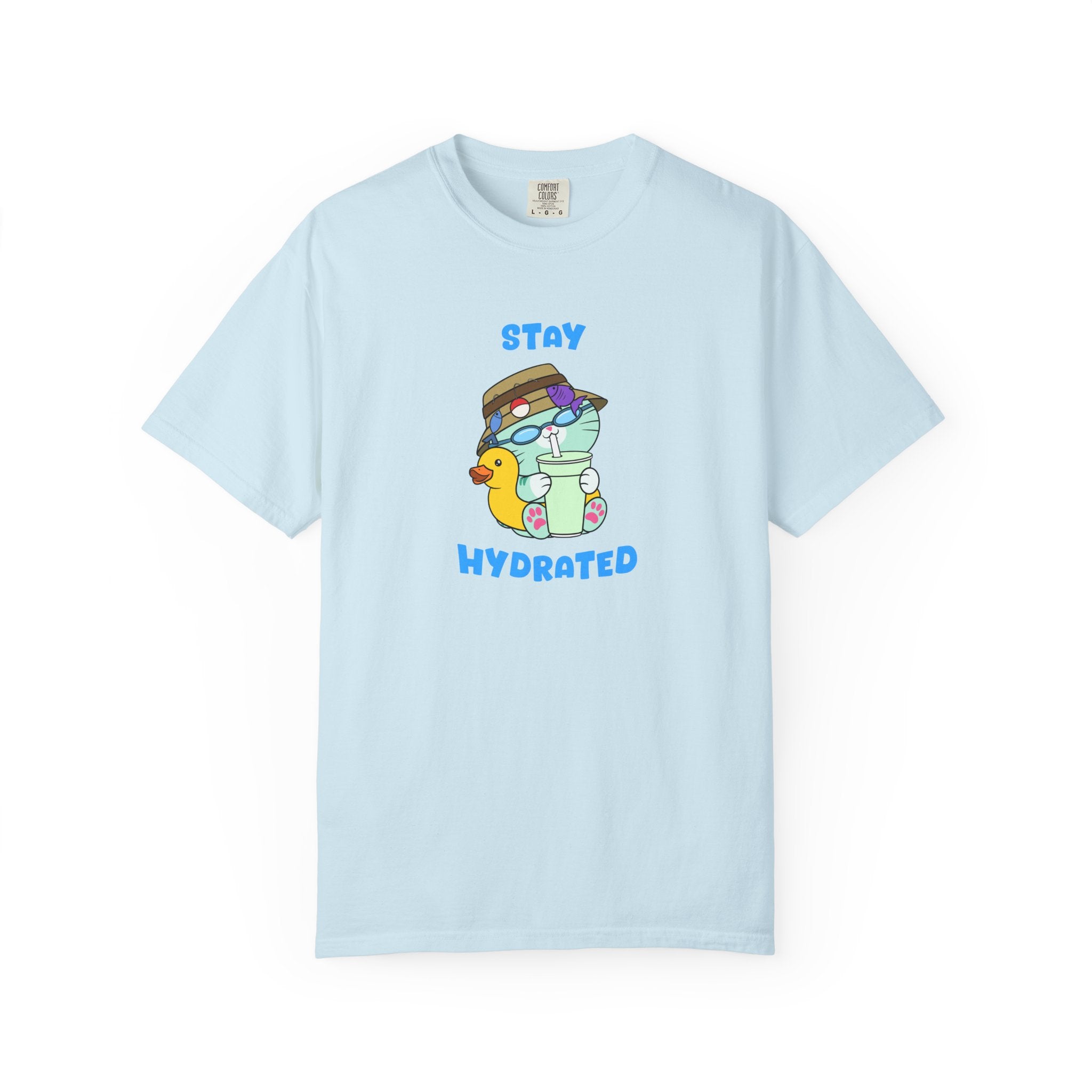 Stay Hydrated Cat T-shirt | Jin