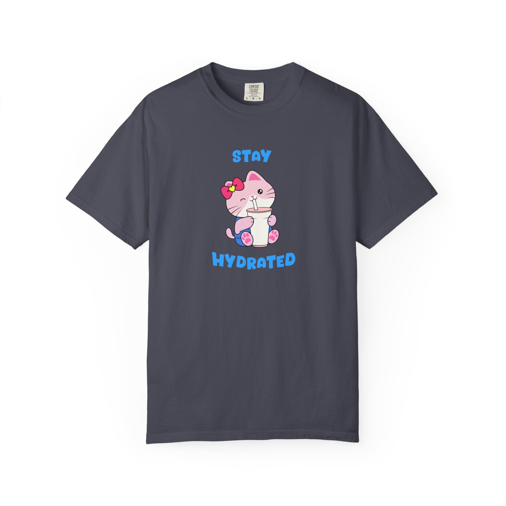 Stay Hydrated Cat T-shirt | Mandy