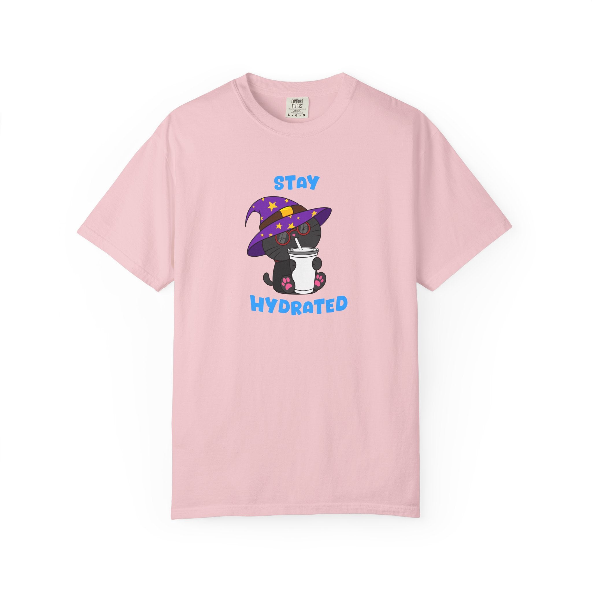 Stay Hydrated Cat T-shirt | Milo