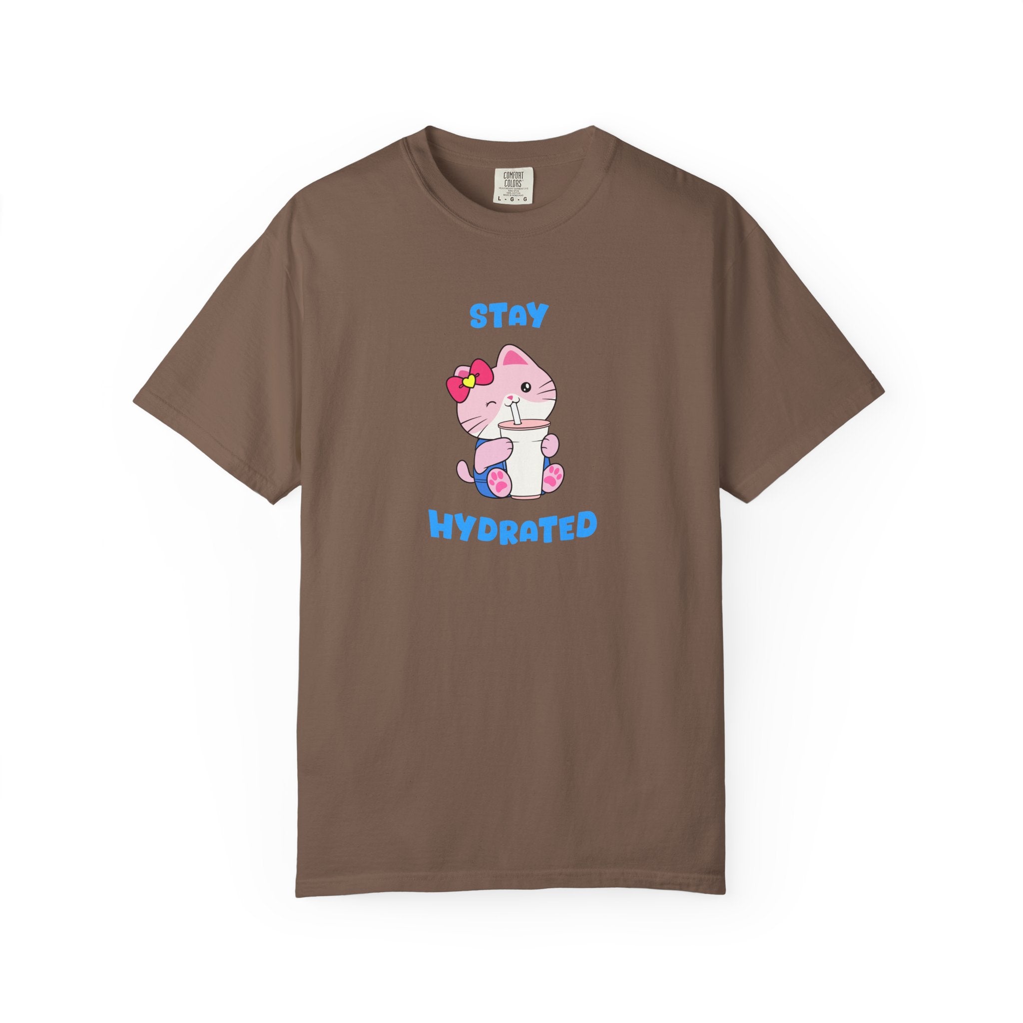 Stay Hydrated Cat T-shirt | Mandy