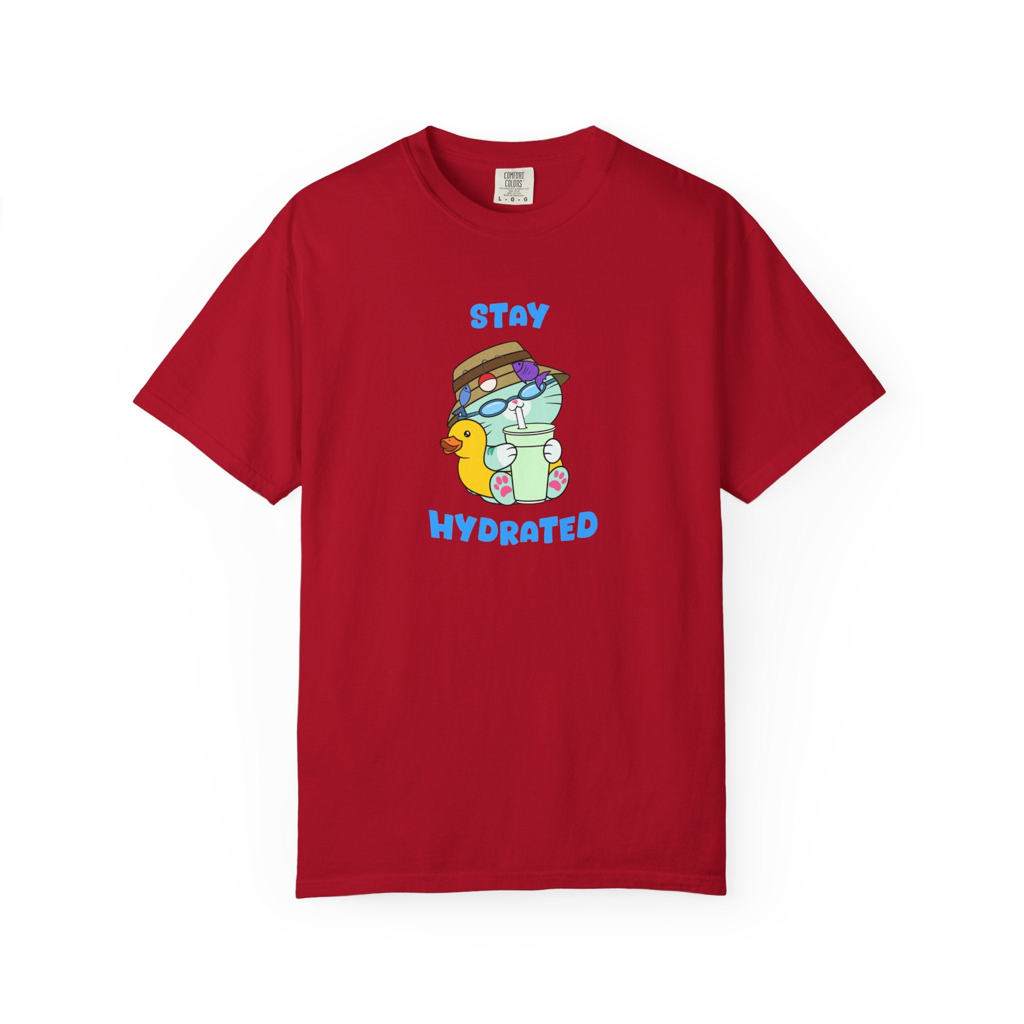 Stay Hydrated Cat T-shirt | Jin