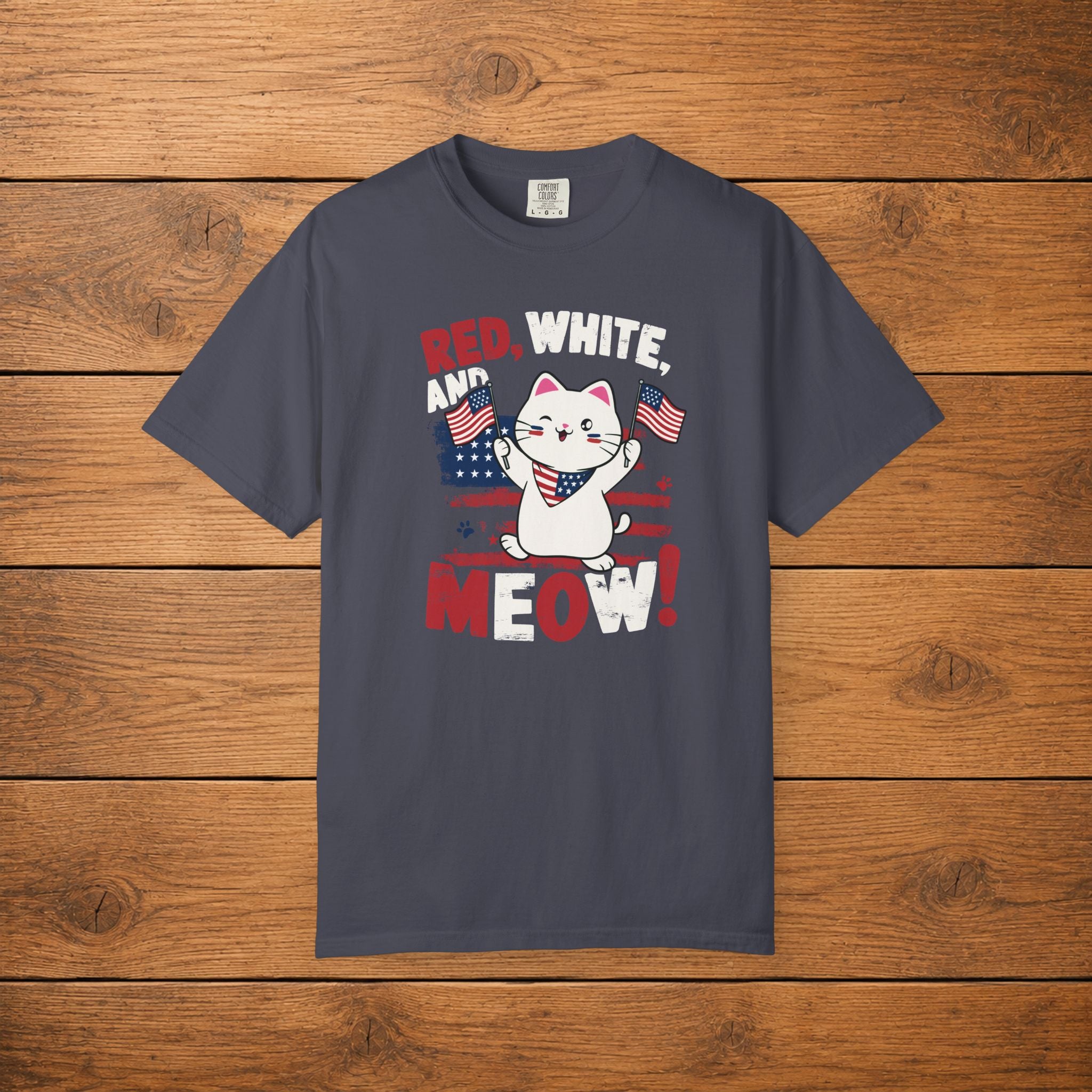 American Meow Cat T-shirt