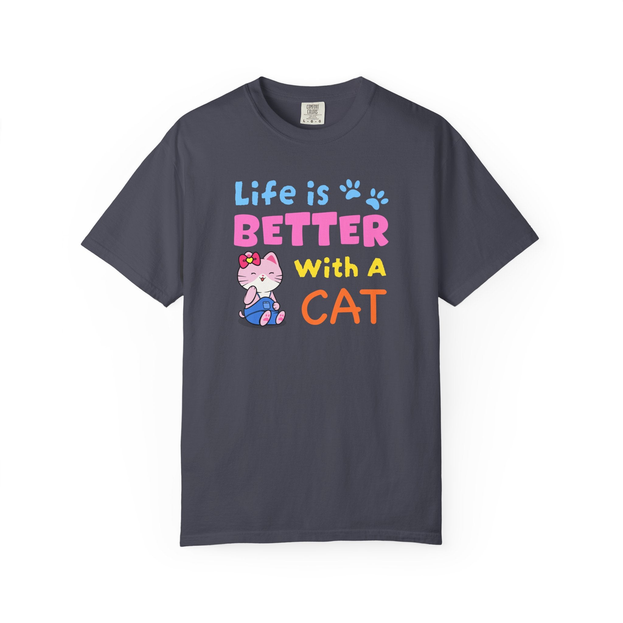 Life Is Better With A Cat T-shirt | Mandy