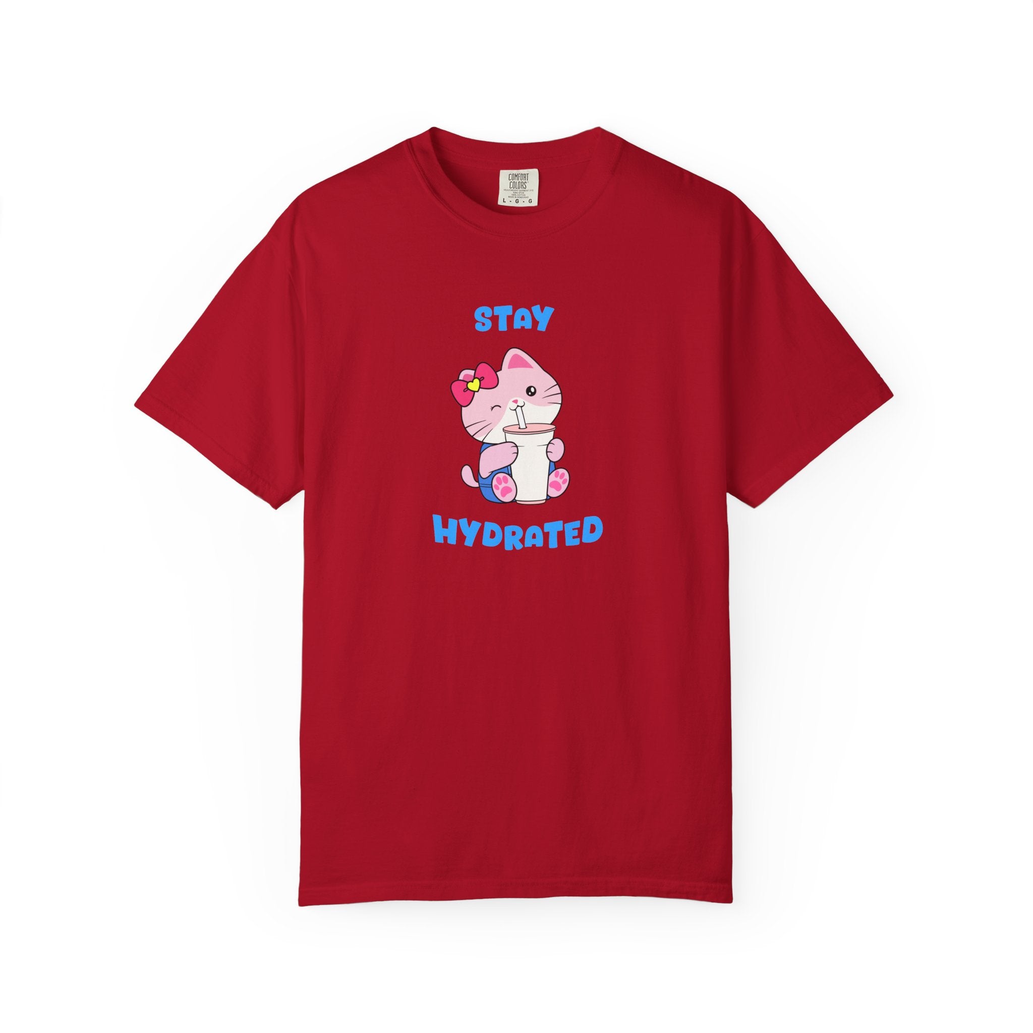 Stay Hydrated Cat T-shirt | Mandy