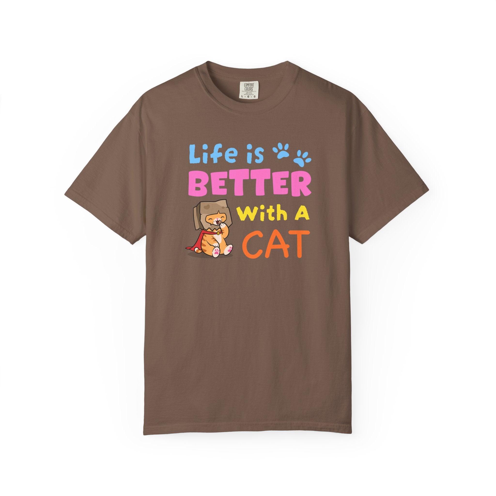 Life Is Better With A Cat T-shirt | Antonio