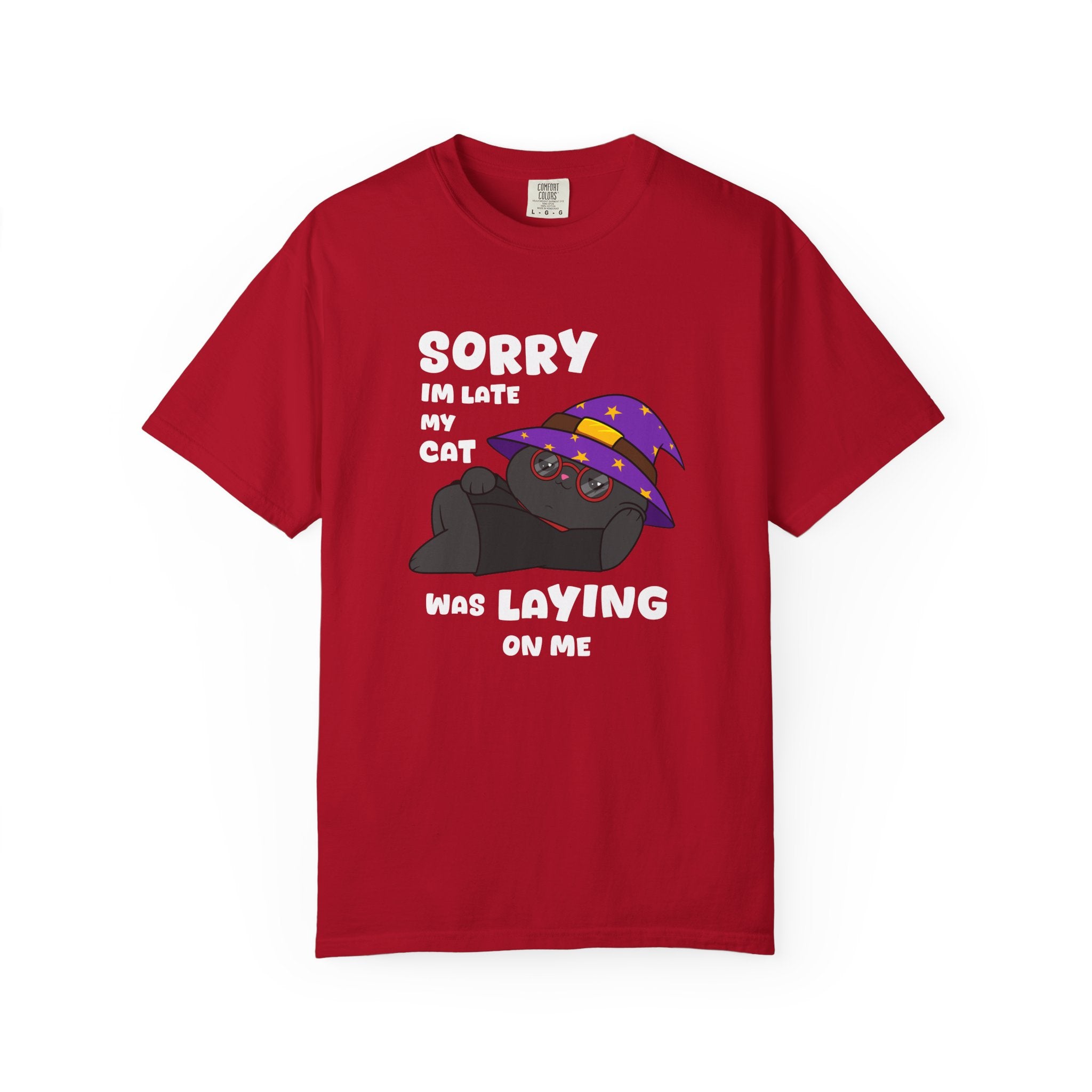 Sorry I'm Late Cat T-shirt