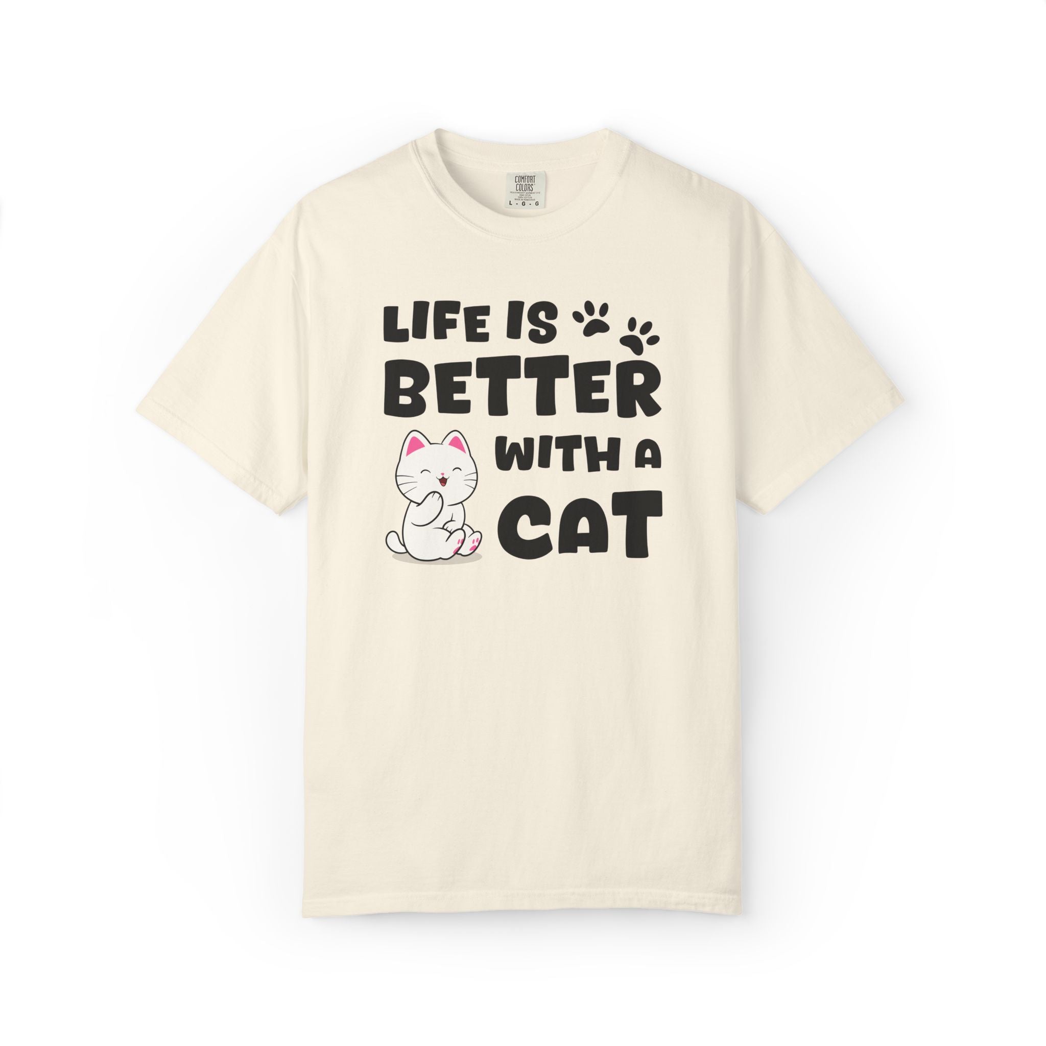 Life Is Better With A Cat T-shirt | Skitty
