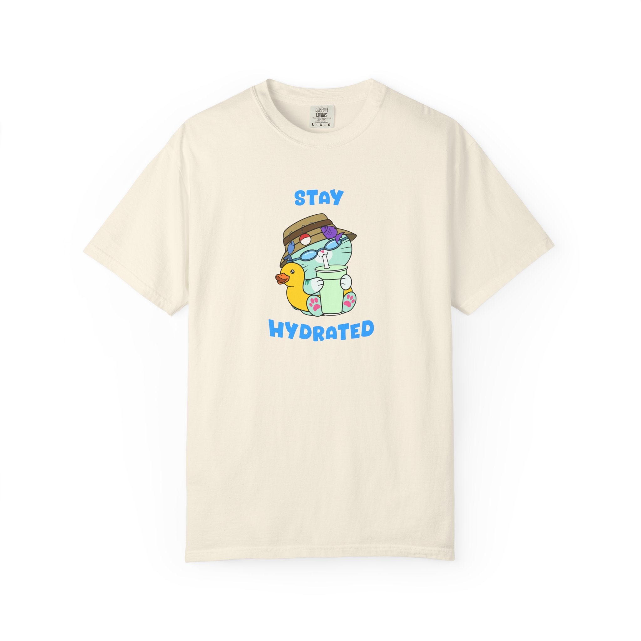 Stay Hydrated Cat T-shirt | Jin
