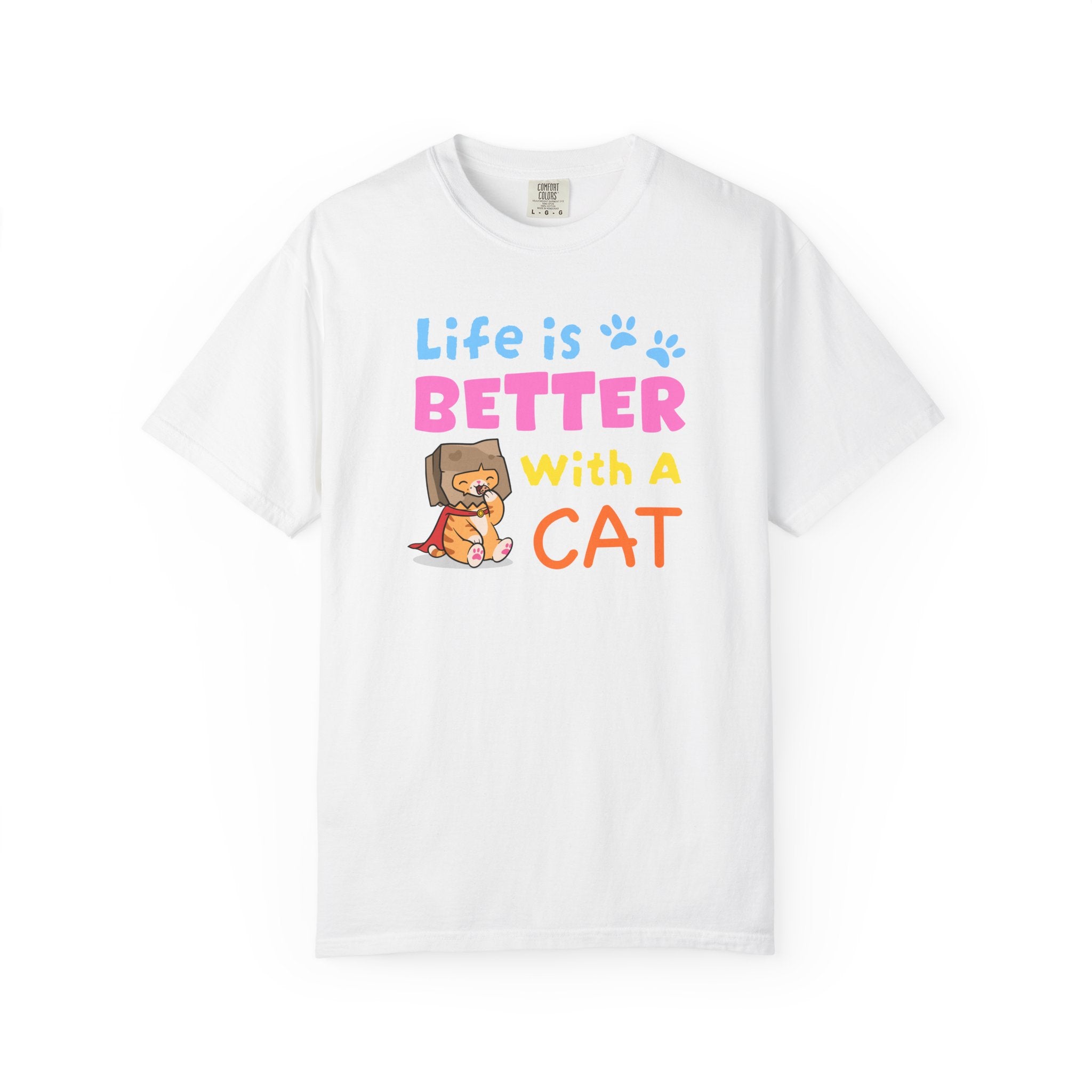 Life Is Better With A Cat T-shirt | Antonio
