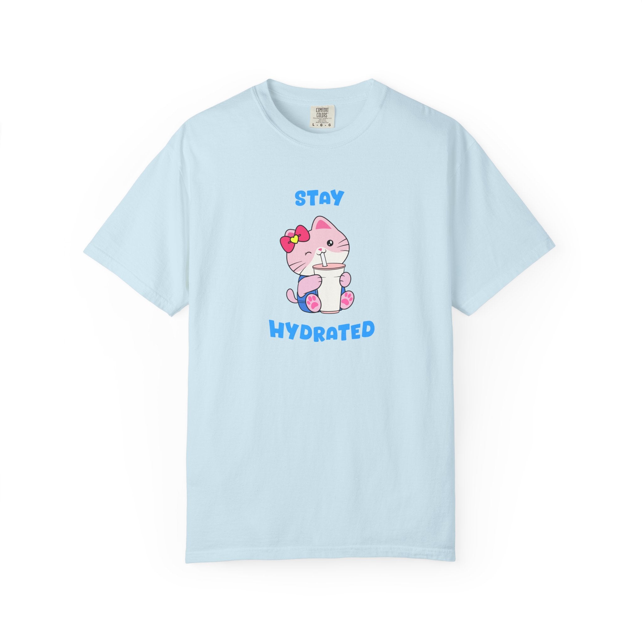 Stay Hydrated Cat T-shirt | Mandy