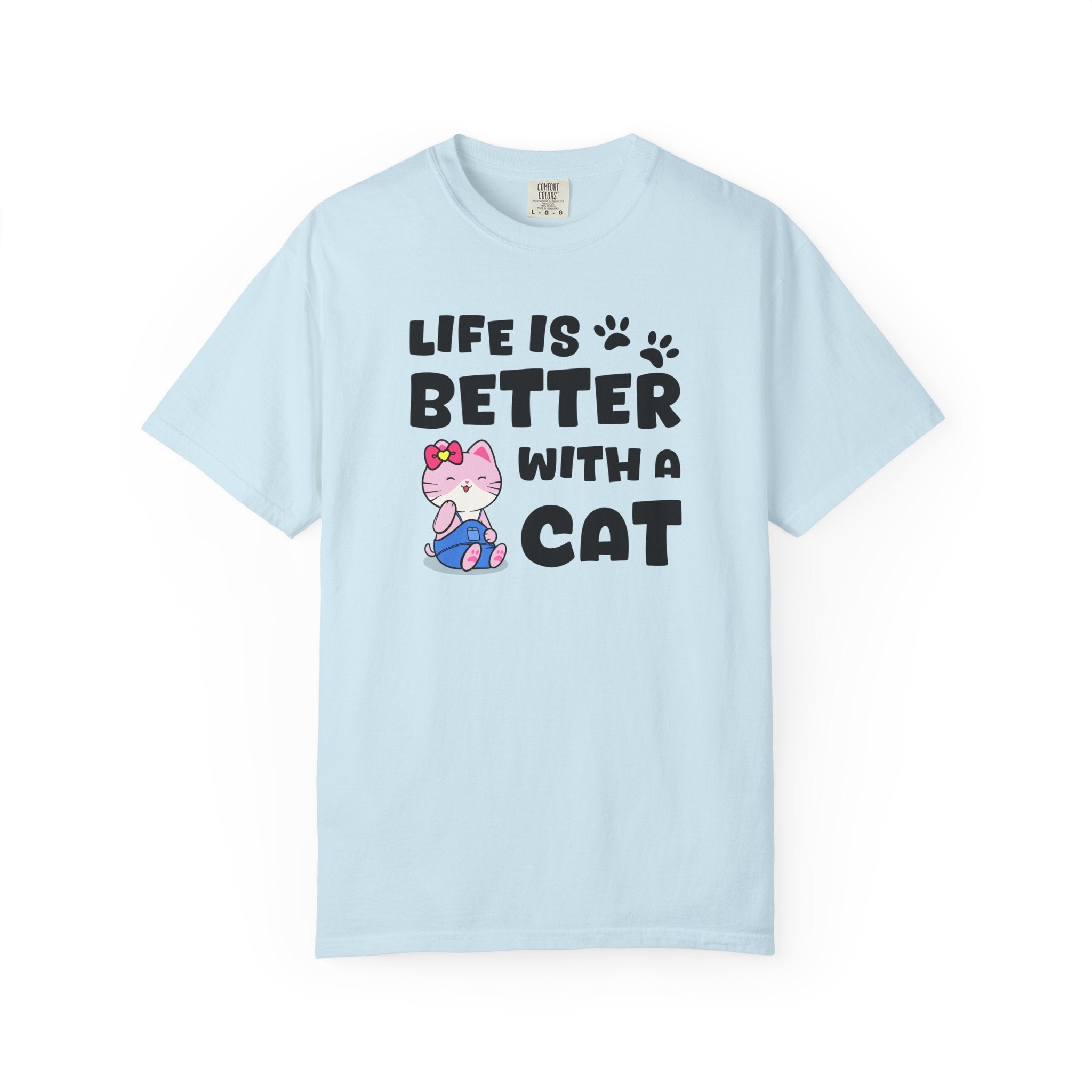 Life Is Better With A Cat T-shirt | Mandy
